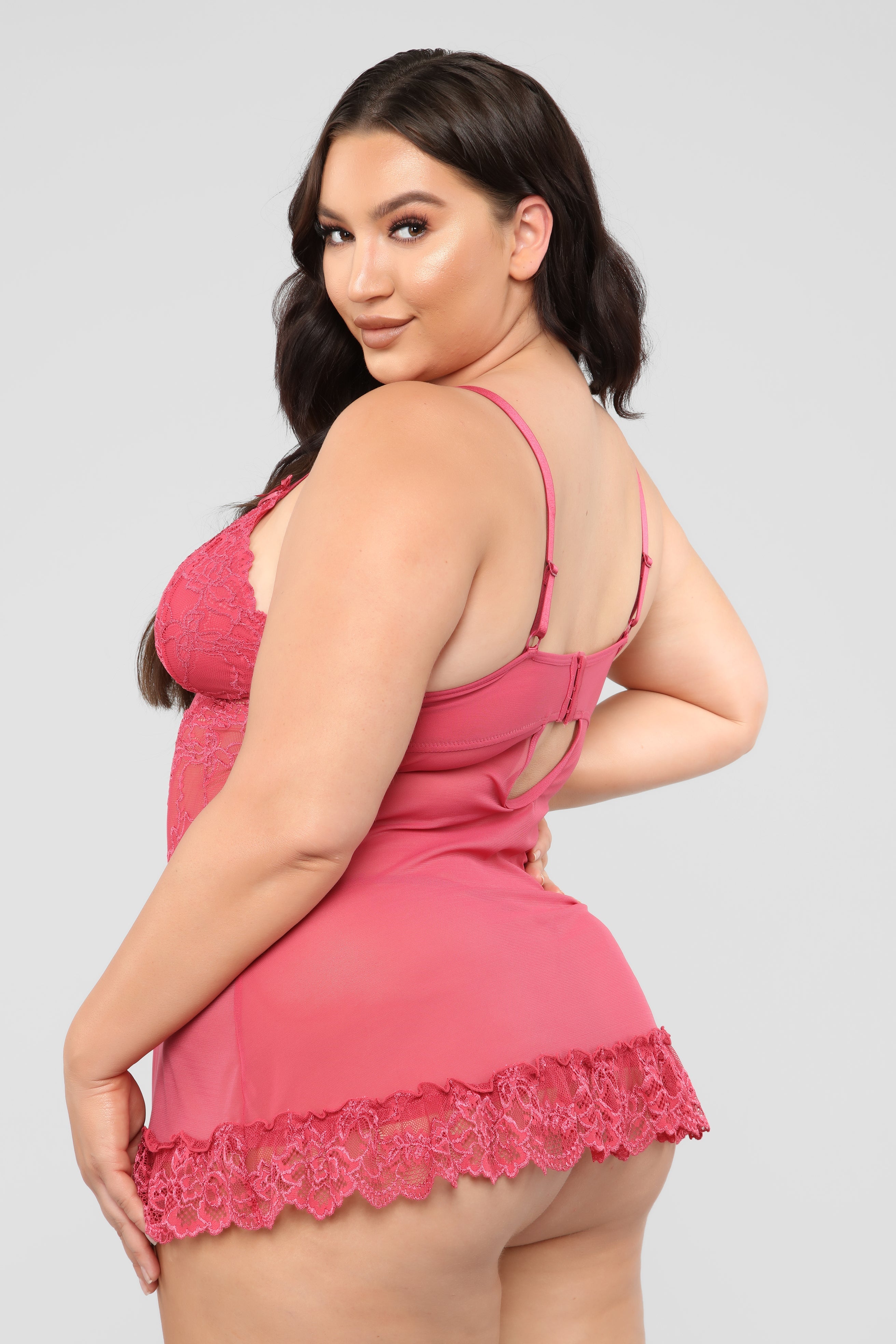 Best You Ever Had Babydoll - Fuchsia