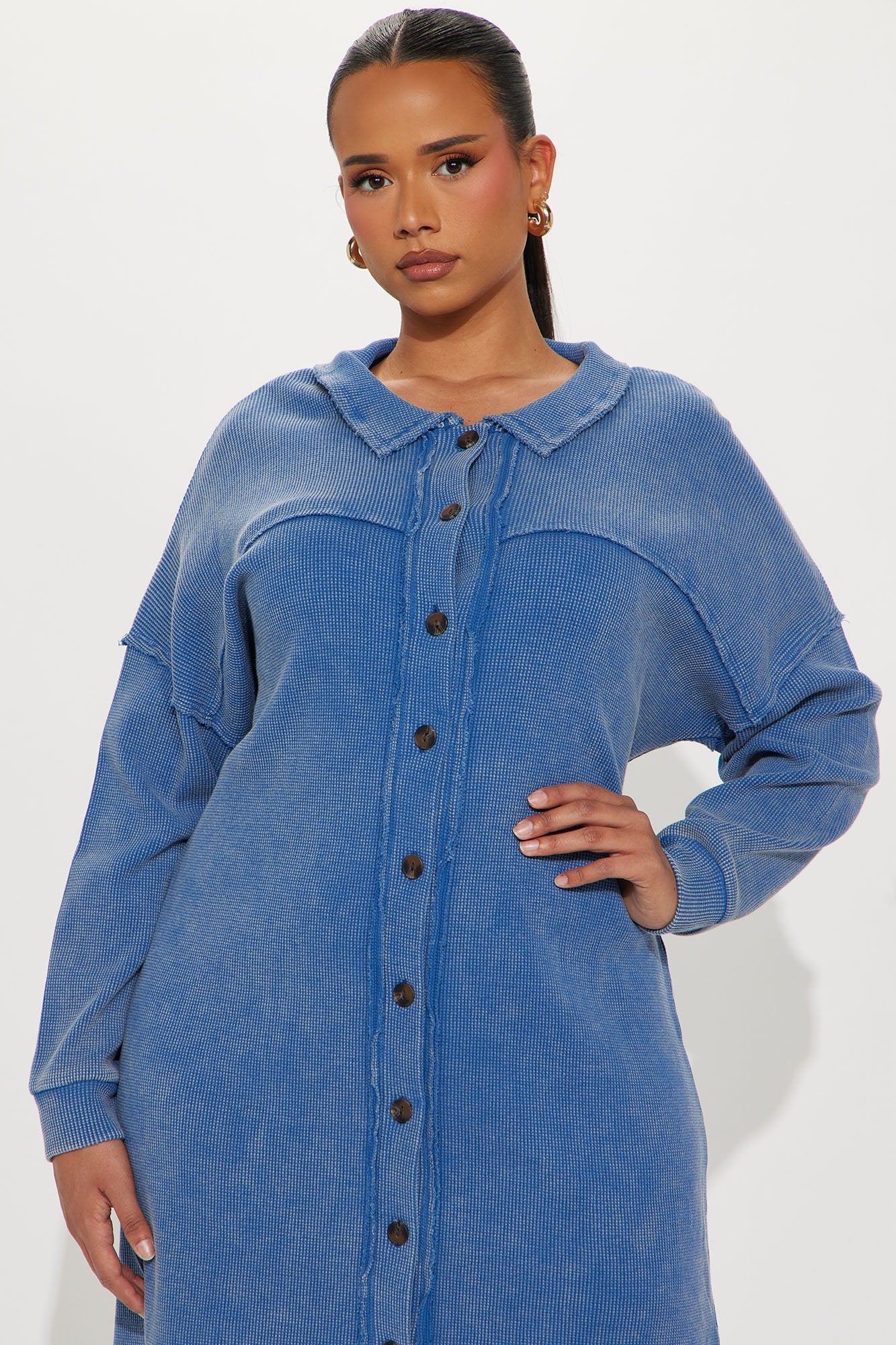 Cece Washed Legging Set - Blue