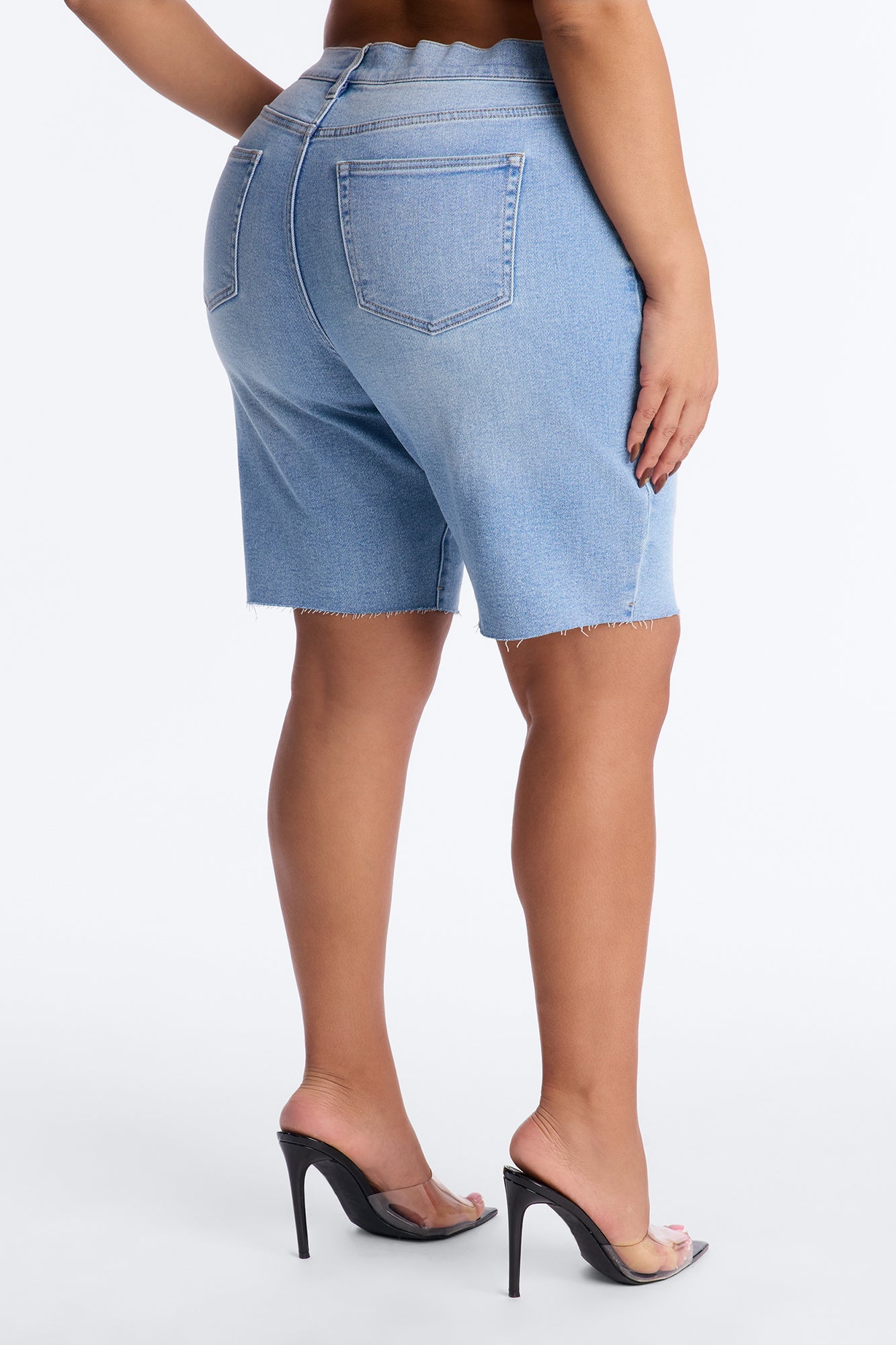 Carlsbad Bermuda Denim Shorts - Light Wash