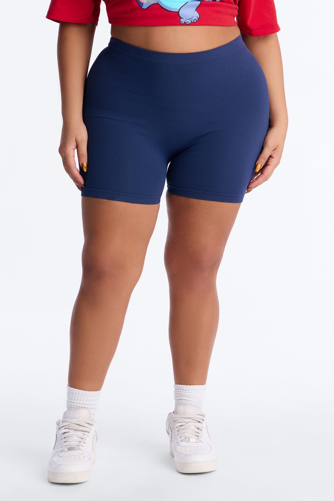 Uncomplicated Seamless Shorts - Navy