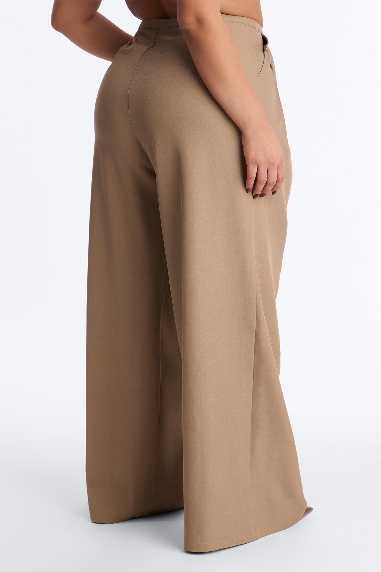 Claremont Wide Leg Trouser - Camel