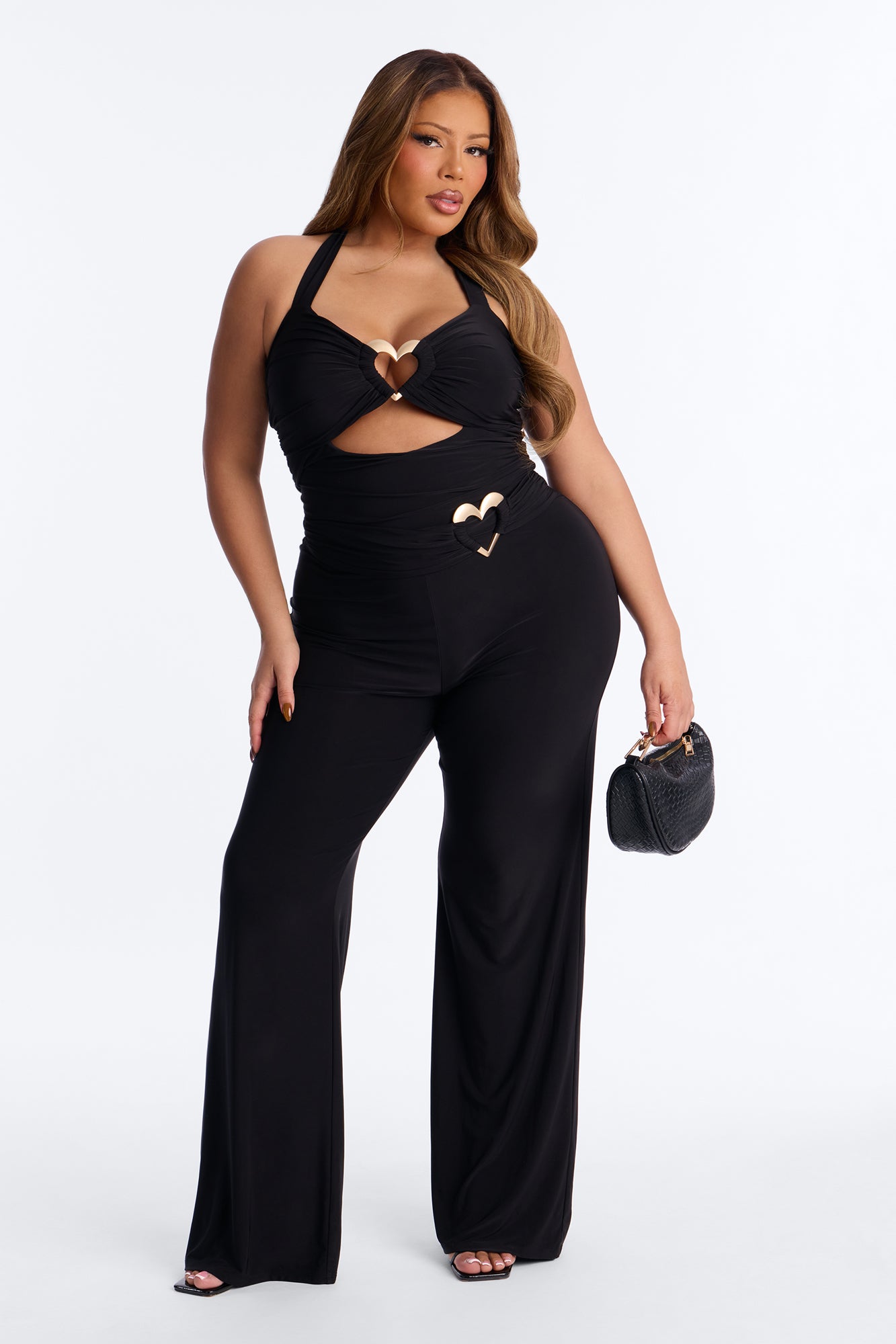 Purest of Hearts Jumpsuit - Black