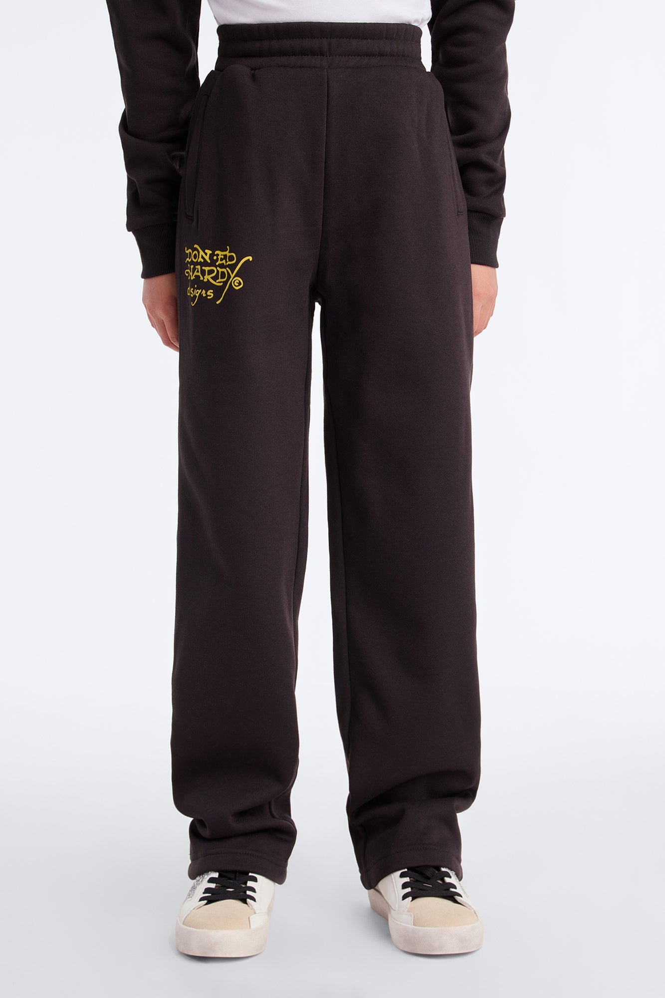 Mini Ed Hardy Love Eternally Fleece Pants - Black
