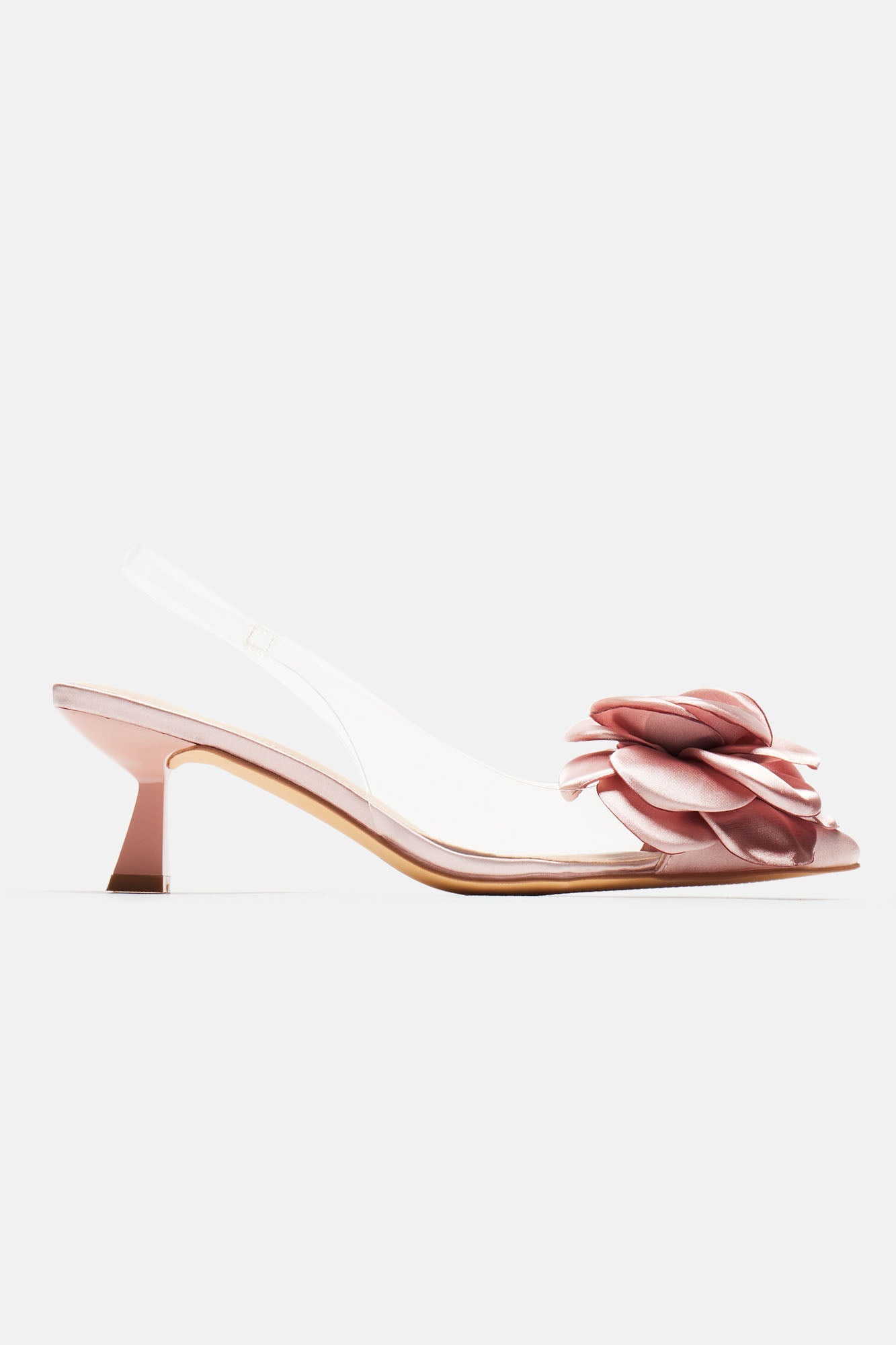 Missed Me Slingback Heeled Sandals - Mauve