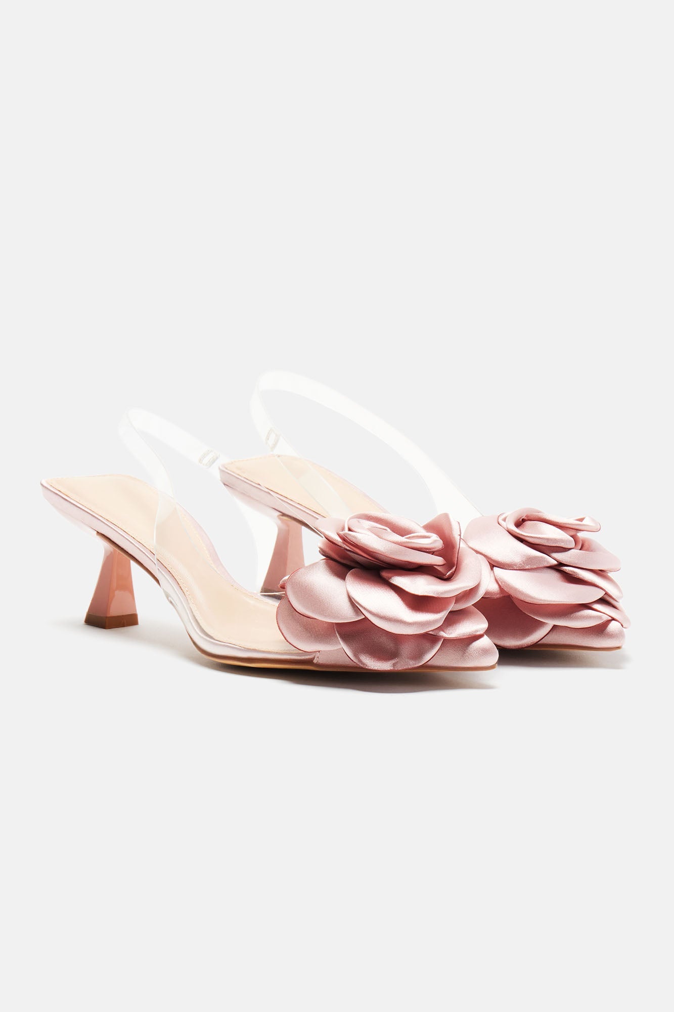 Missed Me Slingback Heeled Sandals - Mauve