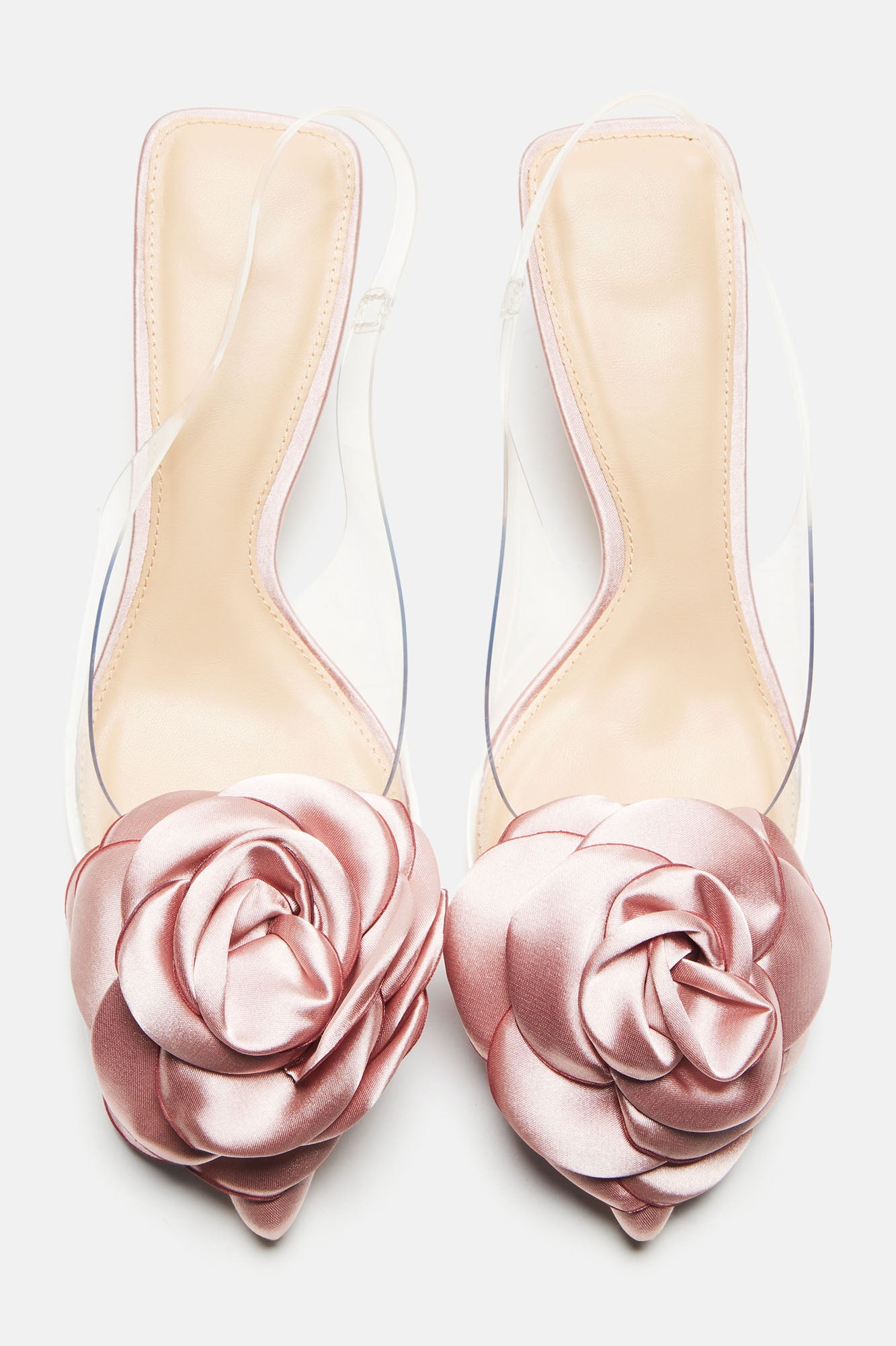 Missed Me Slingback Heeled Sandals - Mauve