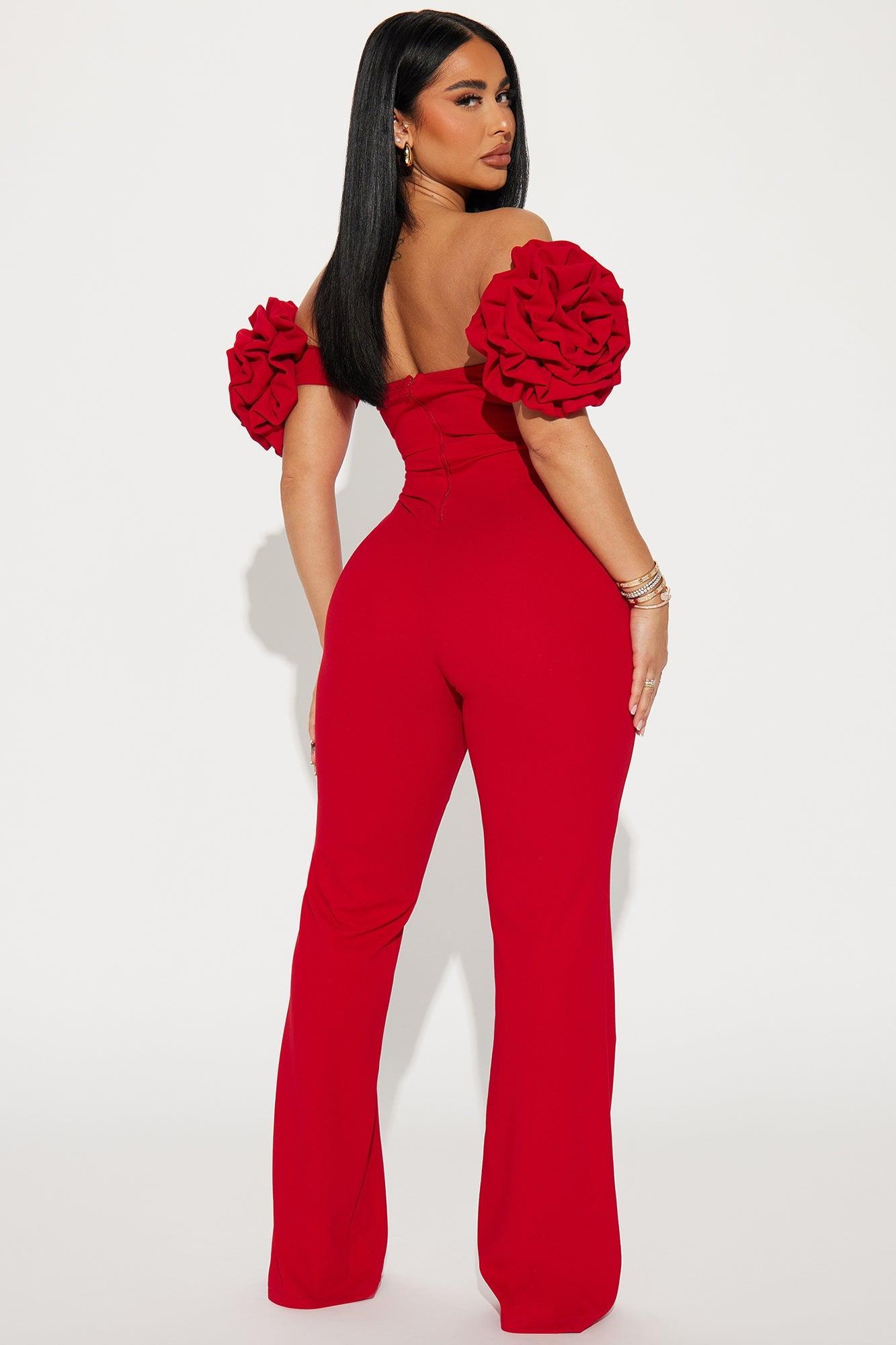 Over Too Soon Jumpsuit - Red