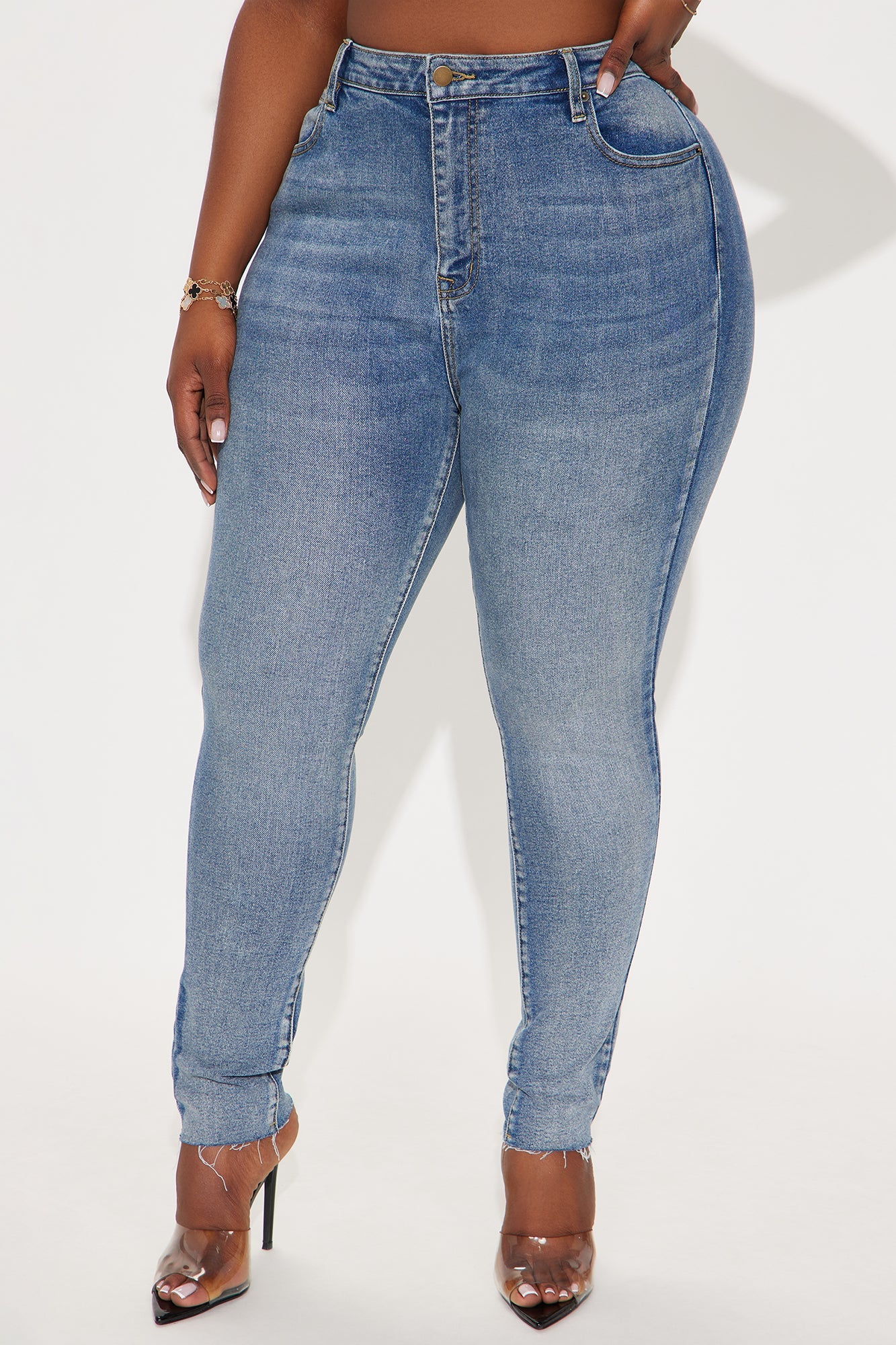 In My Prime High Waist Skinny Jeans - Vintage Wash