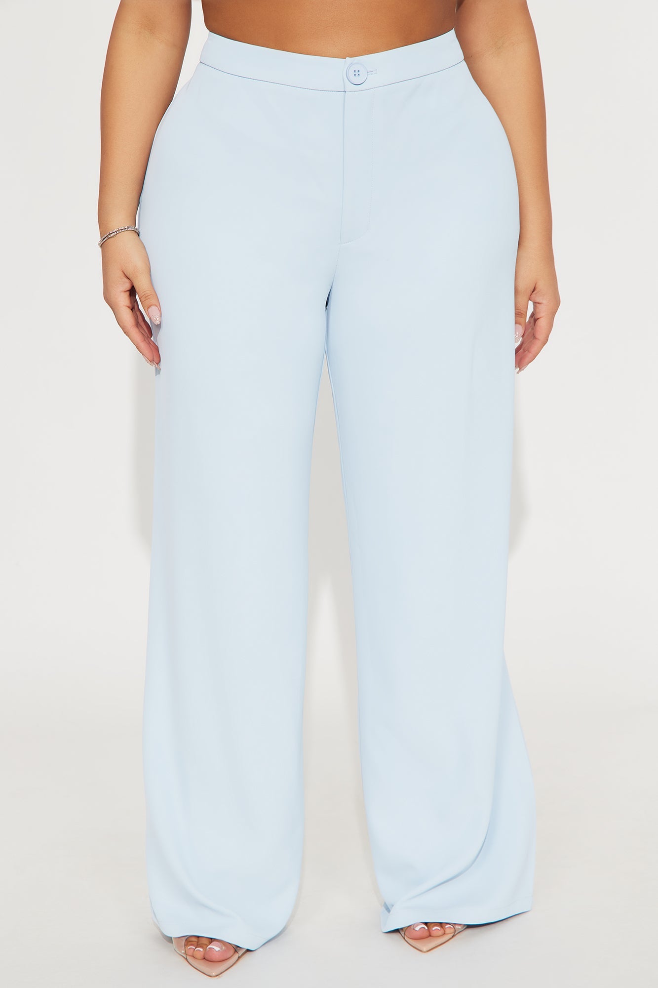 Key Takeaways Wide Leg Trouser - Blue