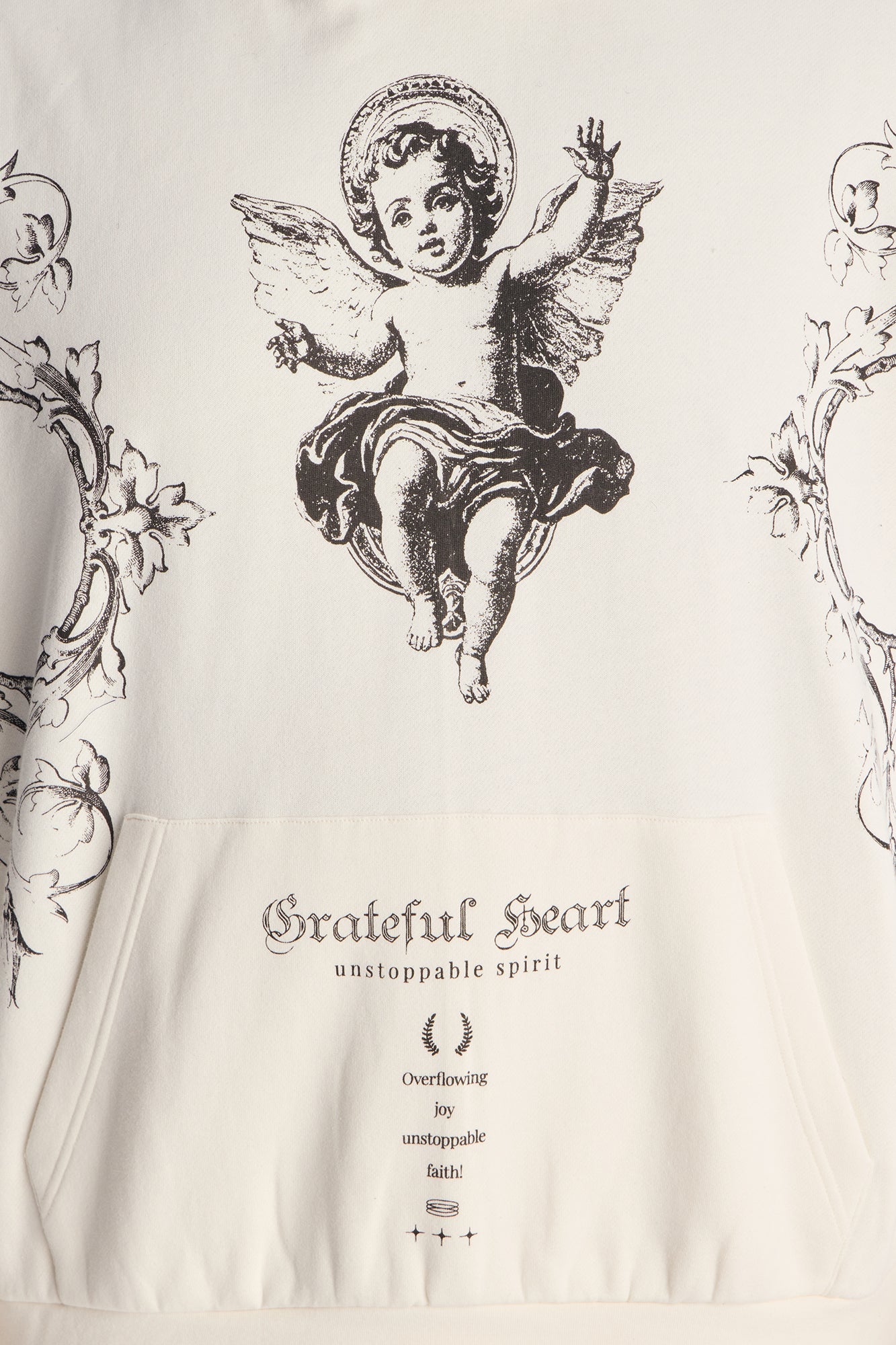 Grateful Heart Hoodie - Cream