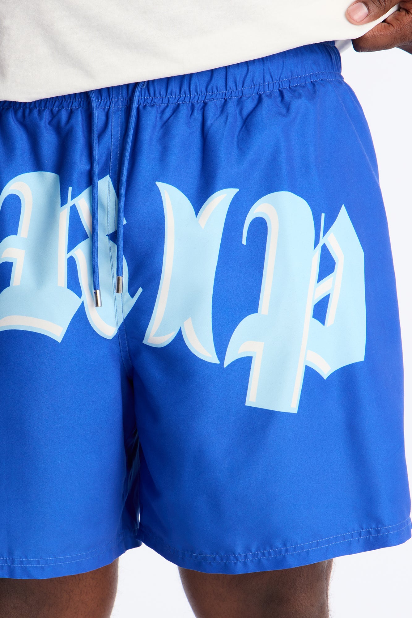 All The Drip Swim Trunk 7″ - Blue