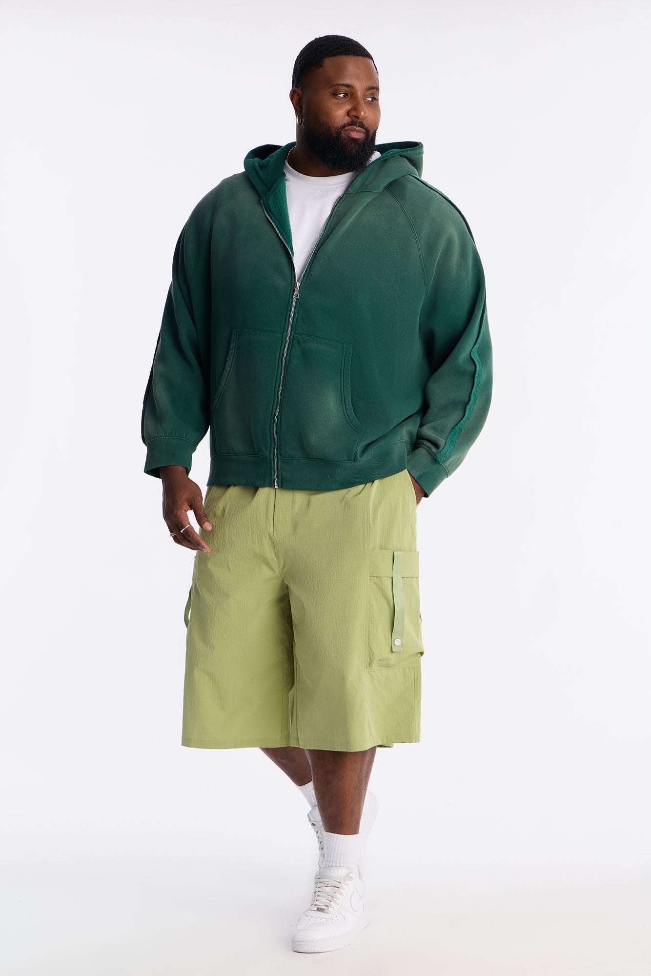 Relaxed Ninth Element Tech Short - Sage