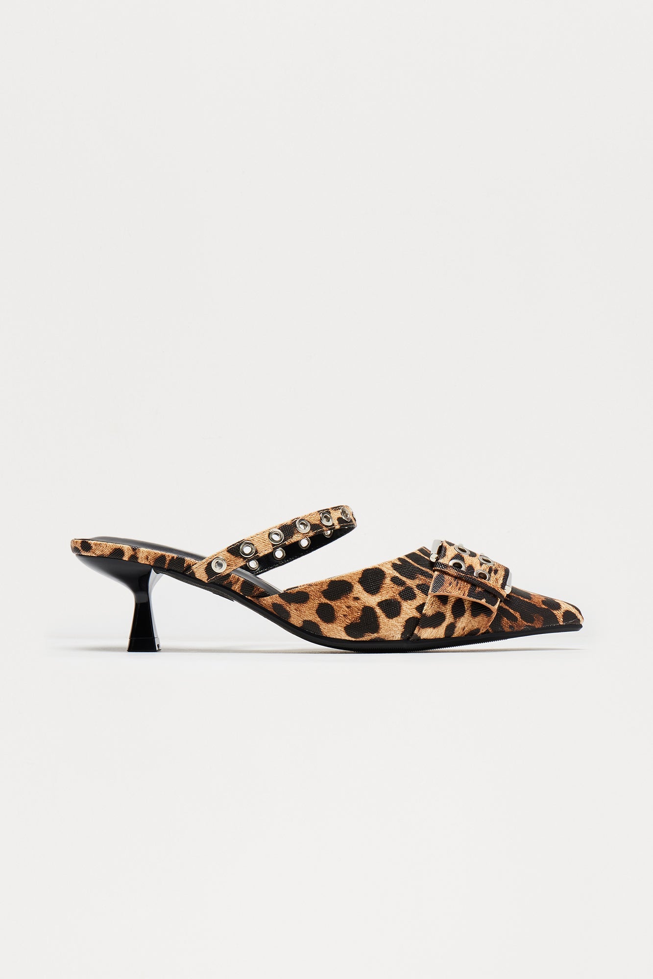 Bale Hardware Kitten Heel Pumps - Leopard