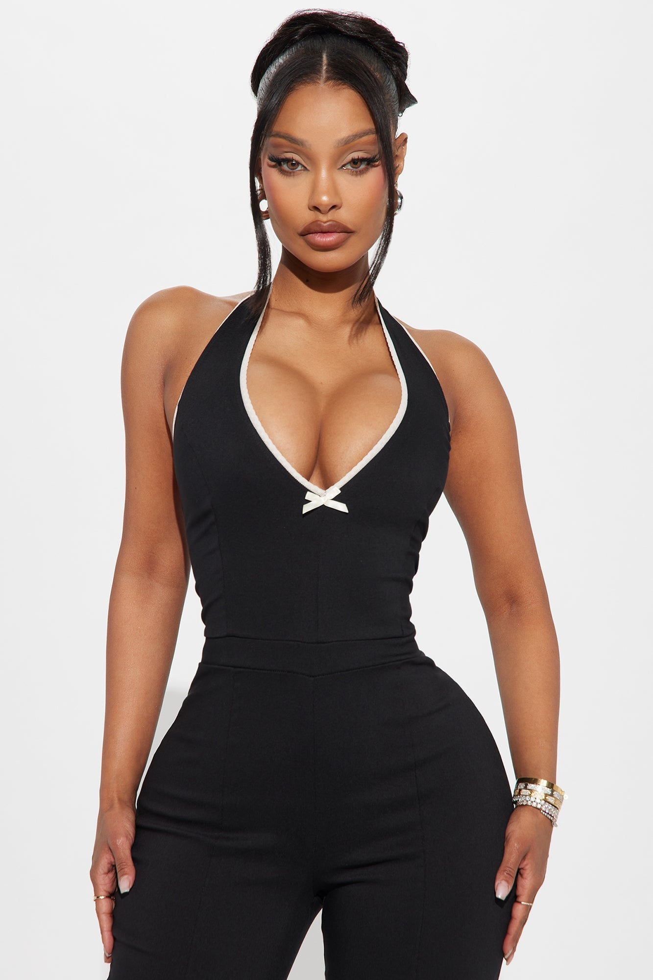 Falling In Love With You Jumpsuit - Black
