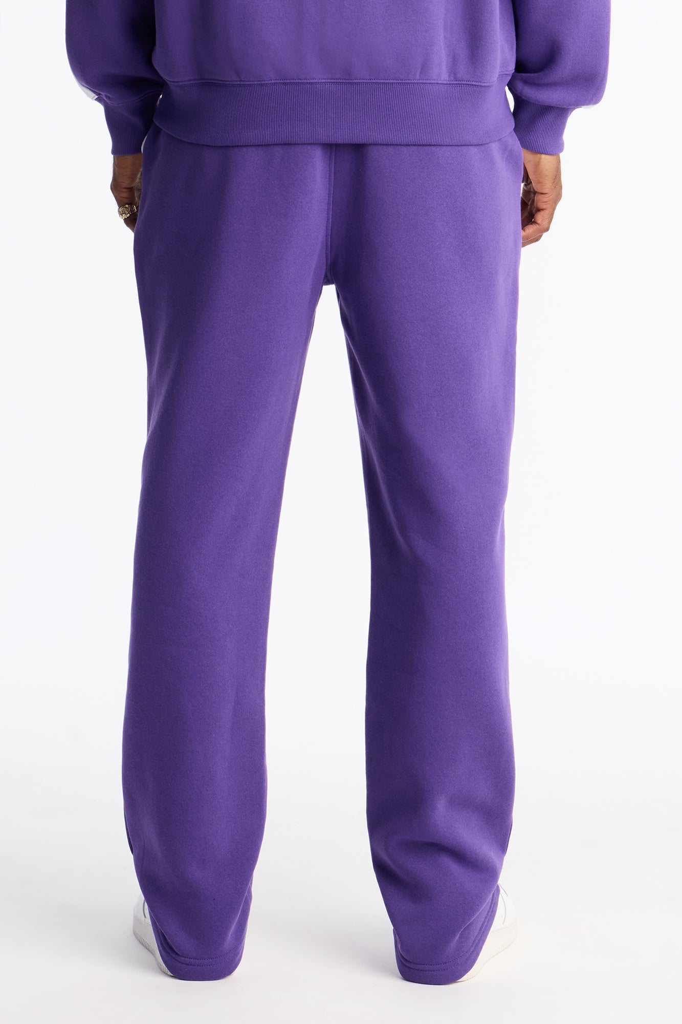 Lakers Wavey Wide Sweatpants - Purple