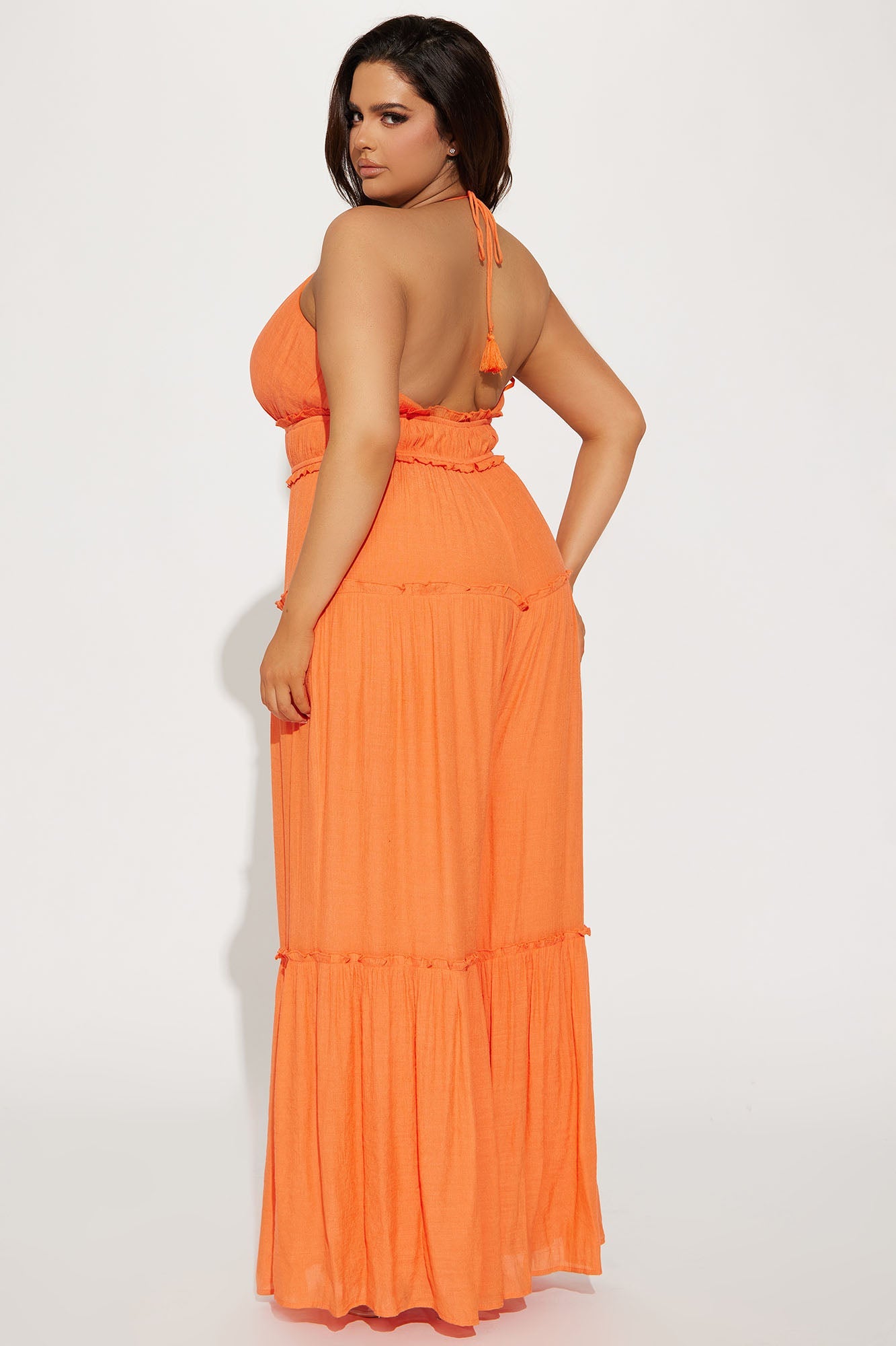 Gianna Gauze Jumpsuit - Orange