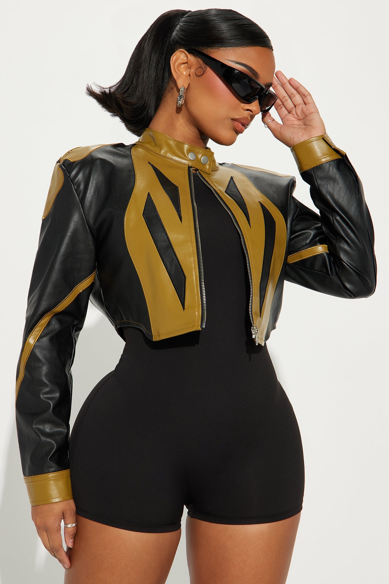 Speed Racer Racing Jacket - Olive/combo