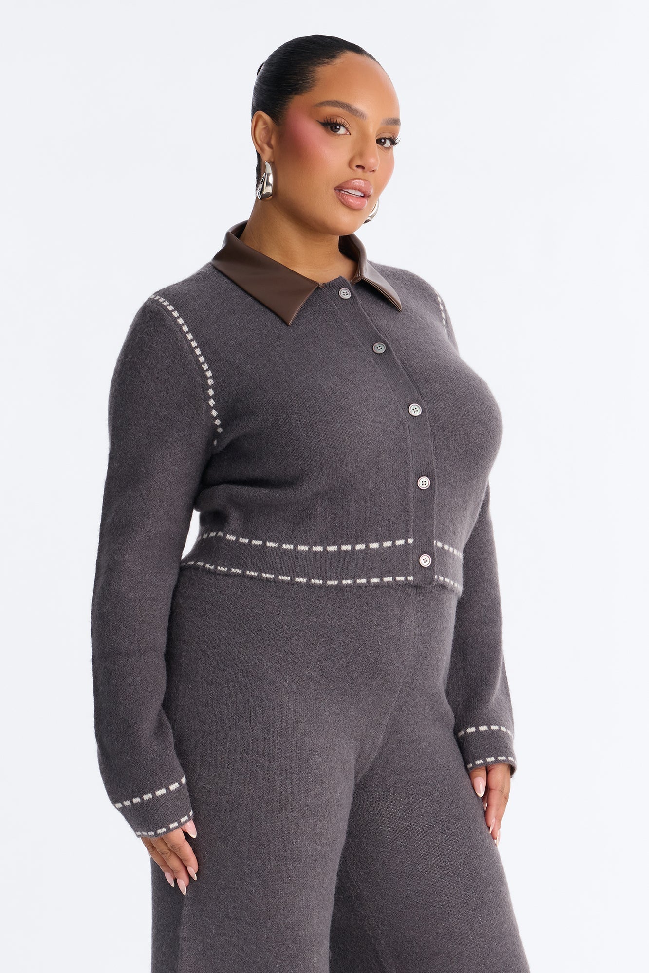 Cierra Sweater Pant Set - Grey