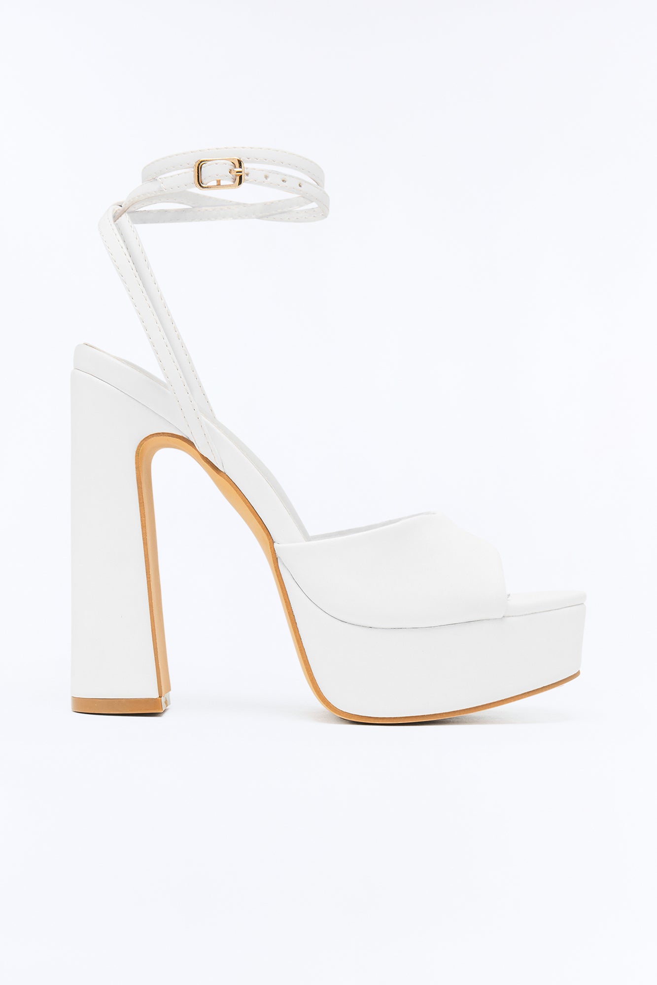 Wilde Ultra Platform Heels - White