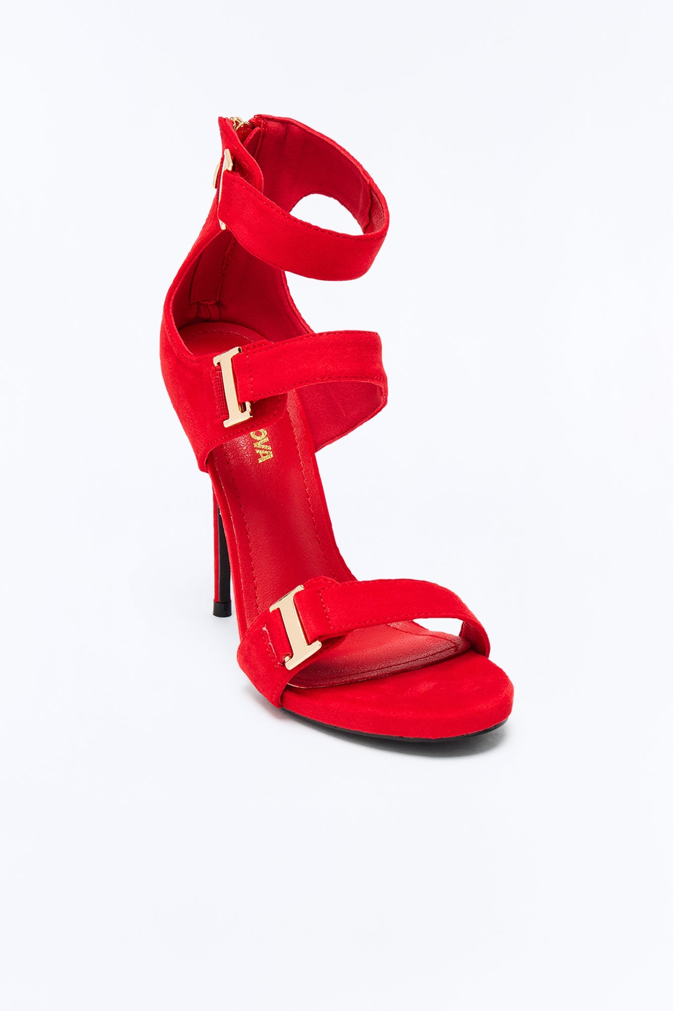 Buckle Babe Heel - Red