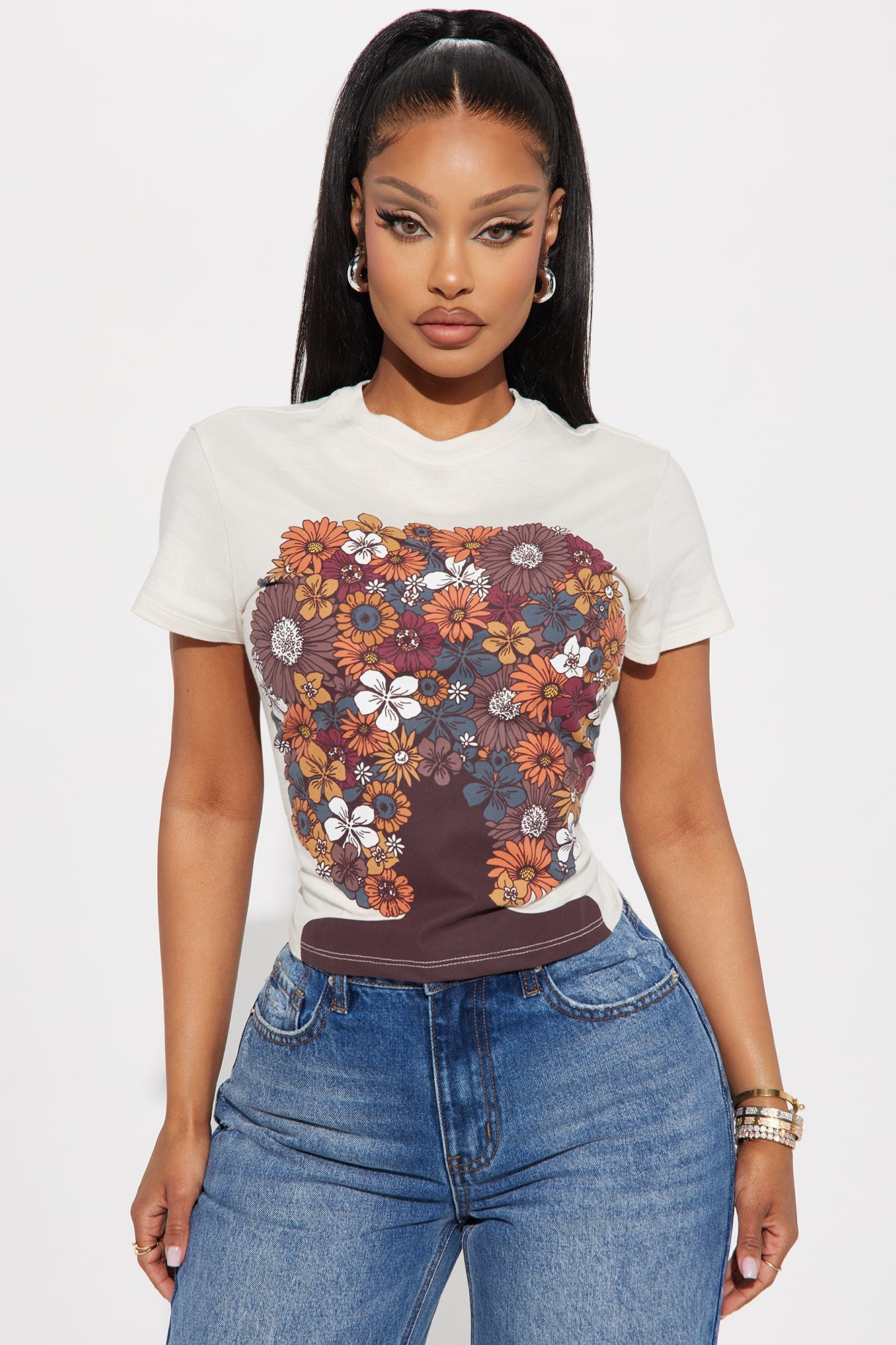 Empowered Bold Beauty Tee - Ivory