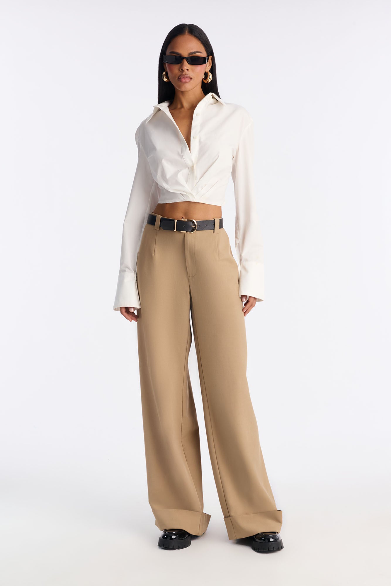 So Professional Low Rise Trouser Pants 33″ - Mocha