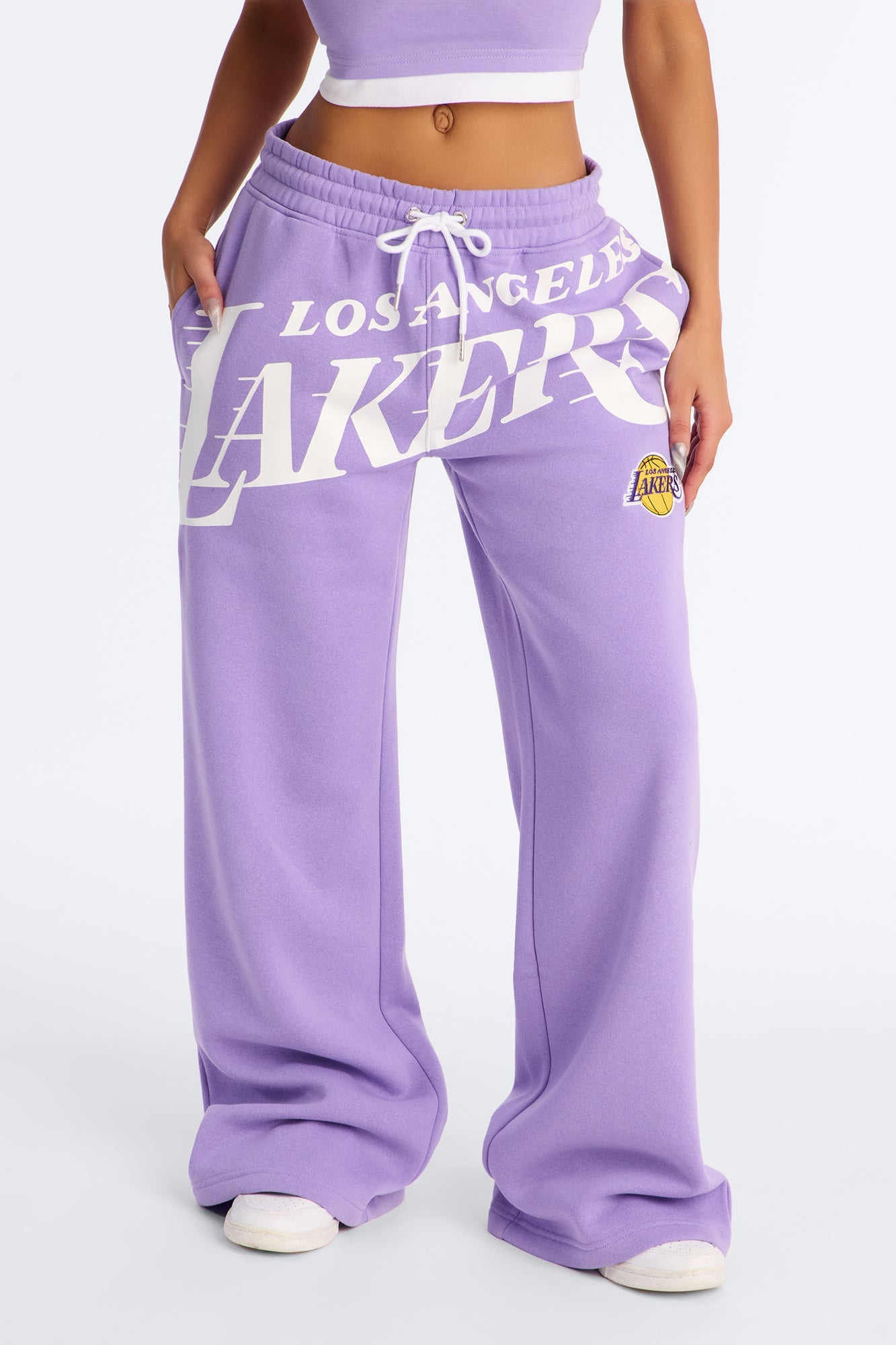 NBA LA Lakers Wide Leg Pant - Purple