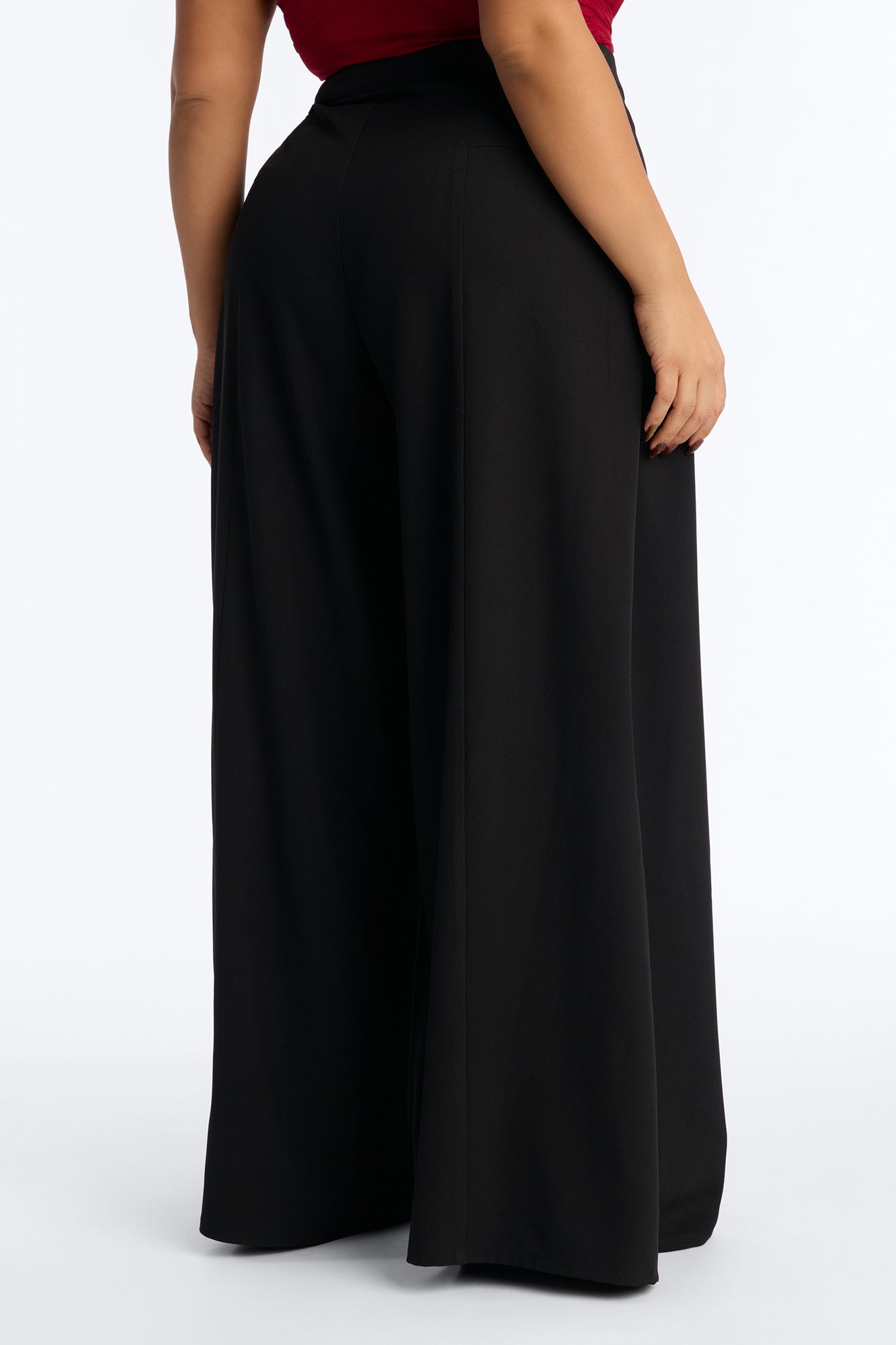 Carmina Wide Leg Pant 33″ - Black