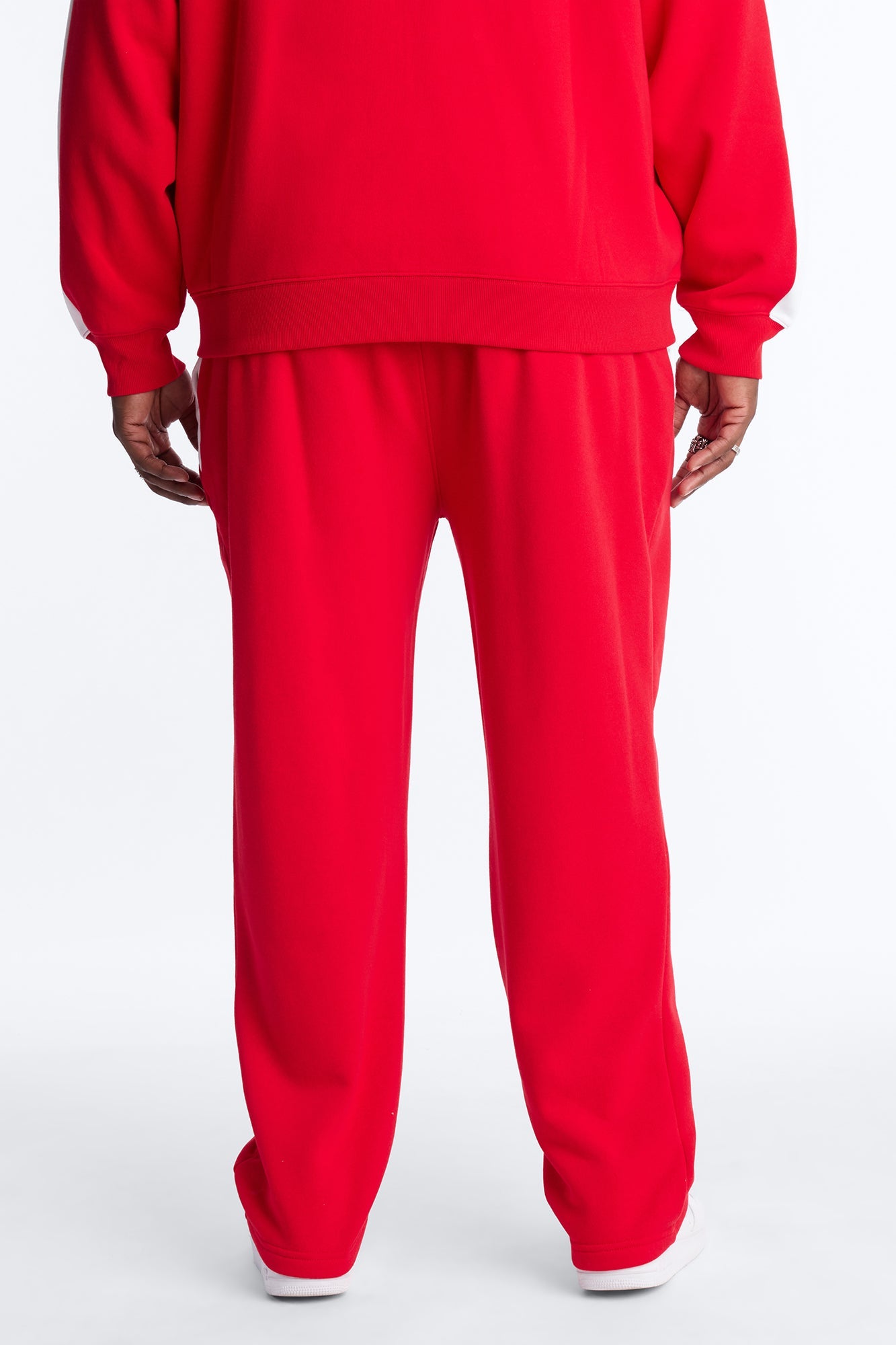 Bulls Wavey Wide Sweatpants - Red
