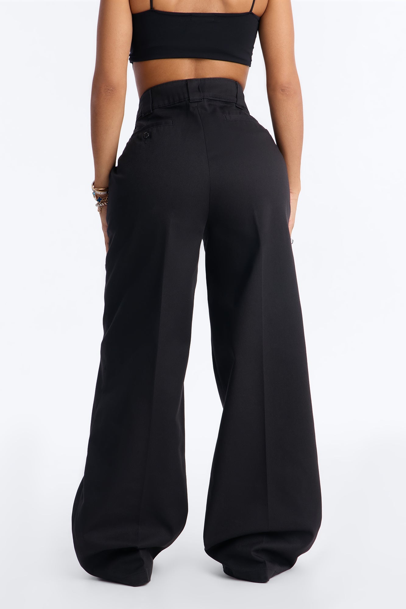 Dickies 32″ Wide Leg Trouser Pant - Black
