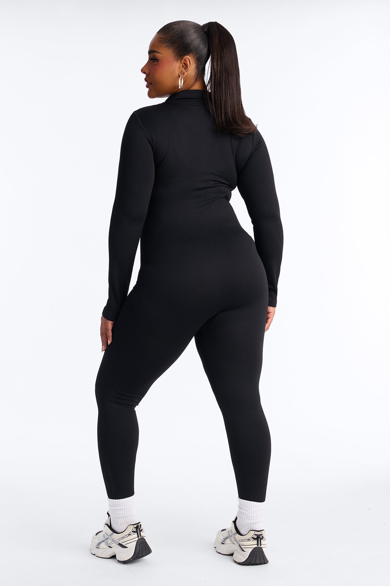 Emaline Seamless Jumpsuit - Black