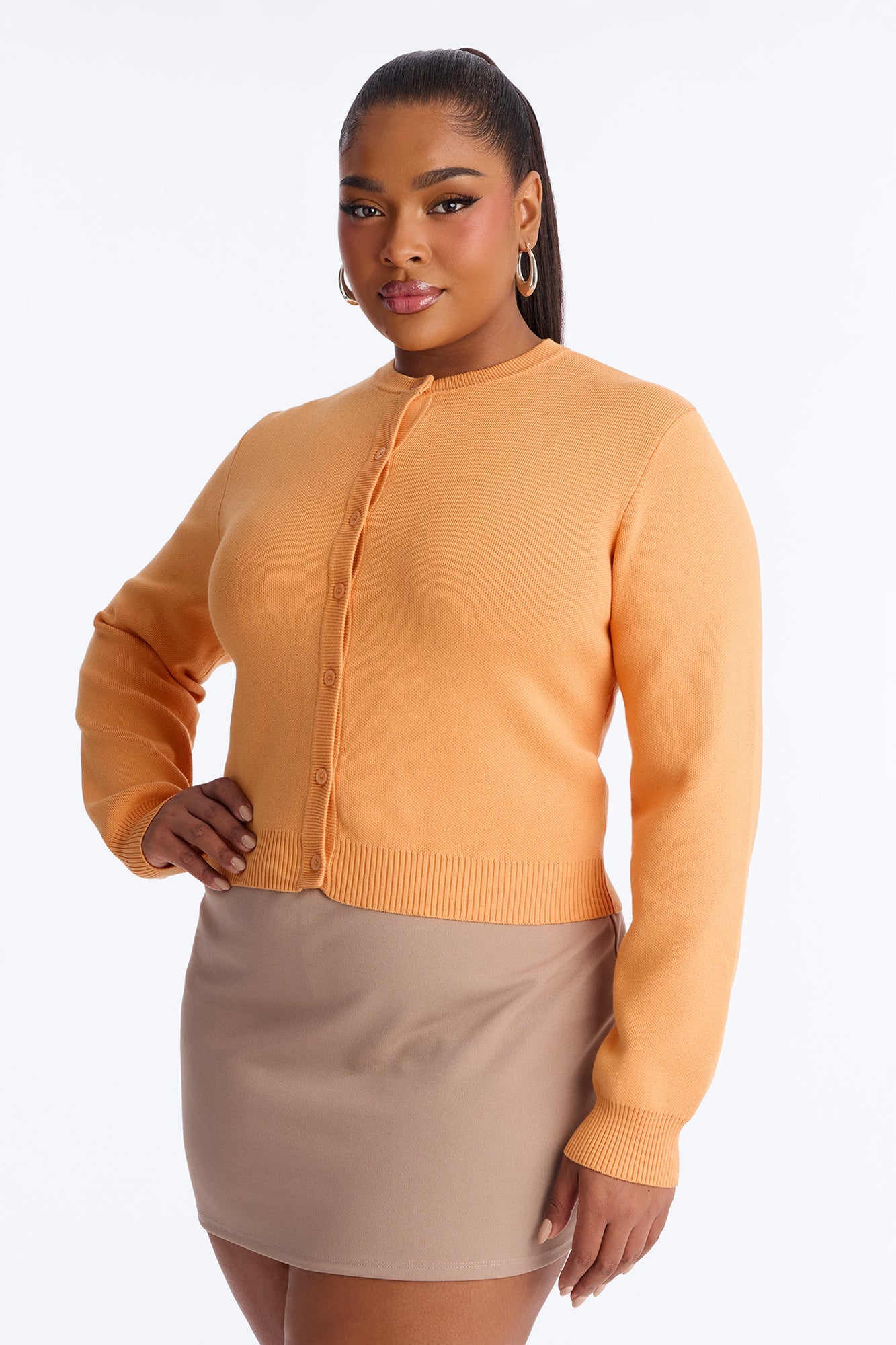 The Perfect Little Cardigan - Orange