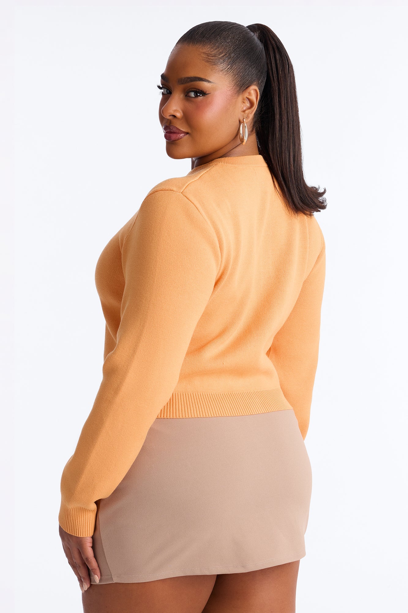 The Perfect Little Cardigan - Orange
