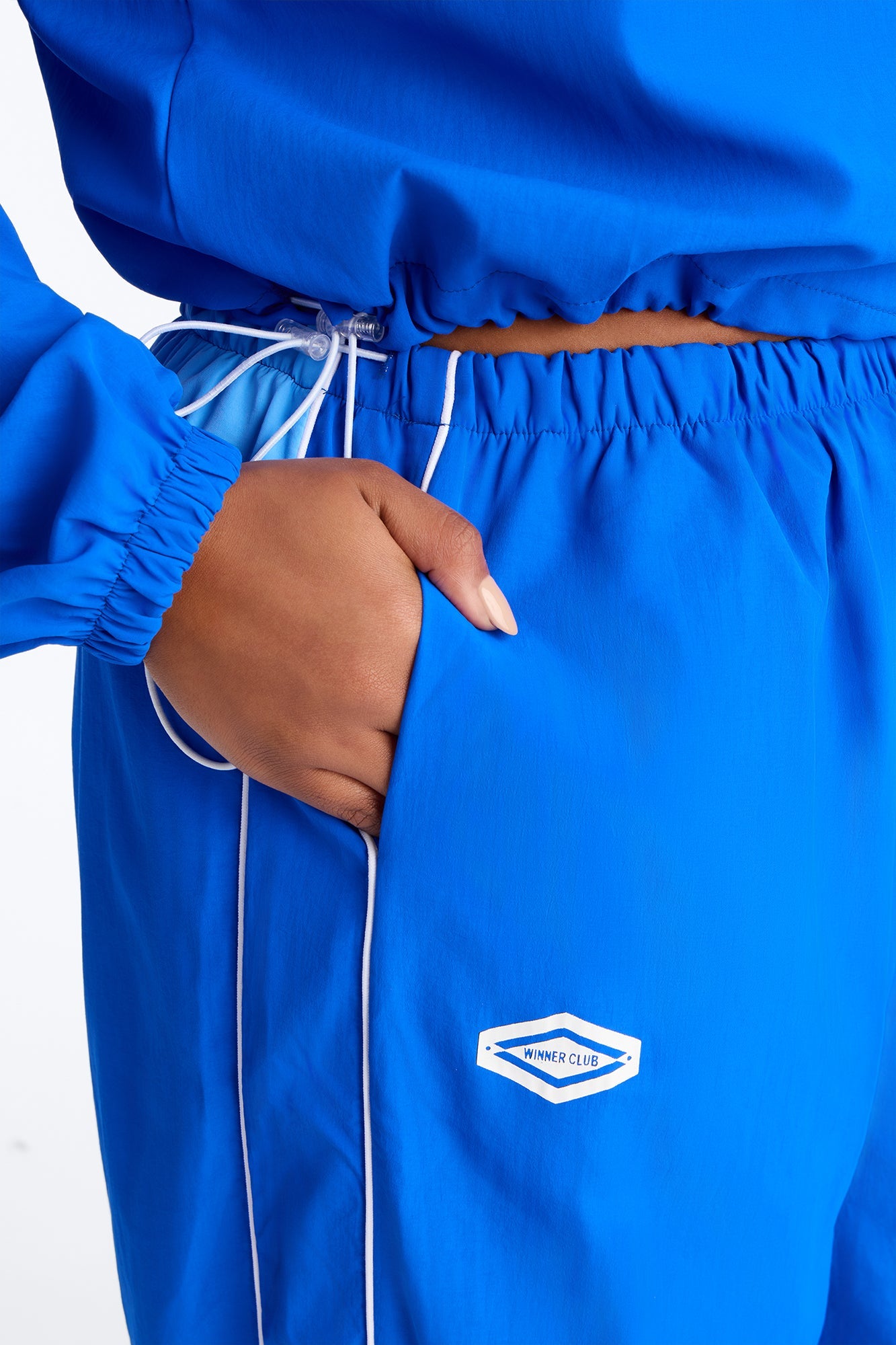 Bella Windbreaker Pant Set - Royal