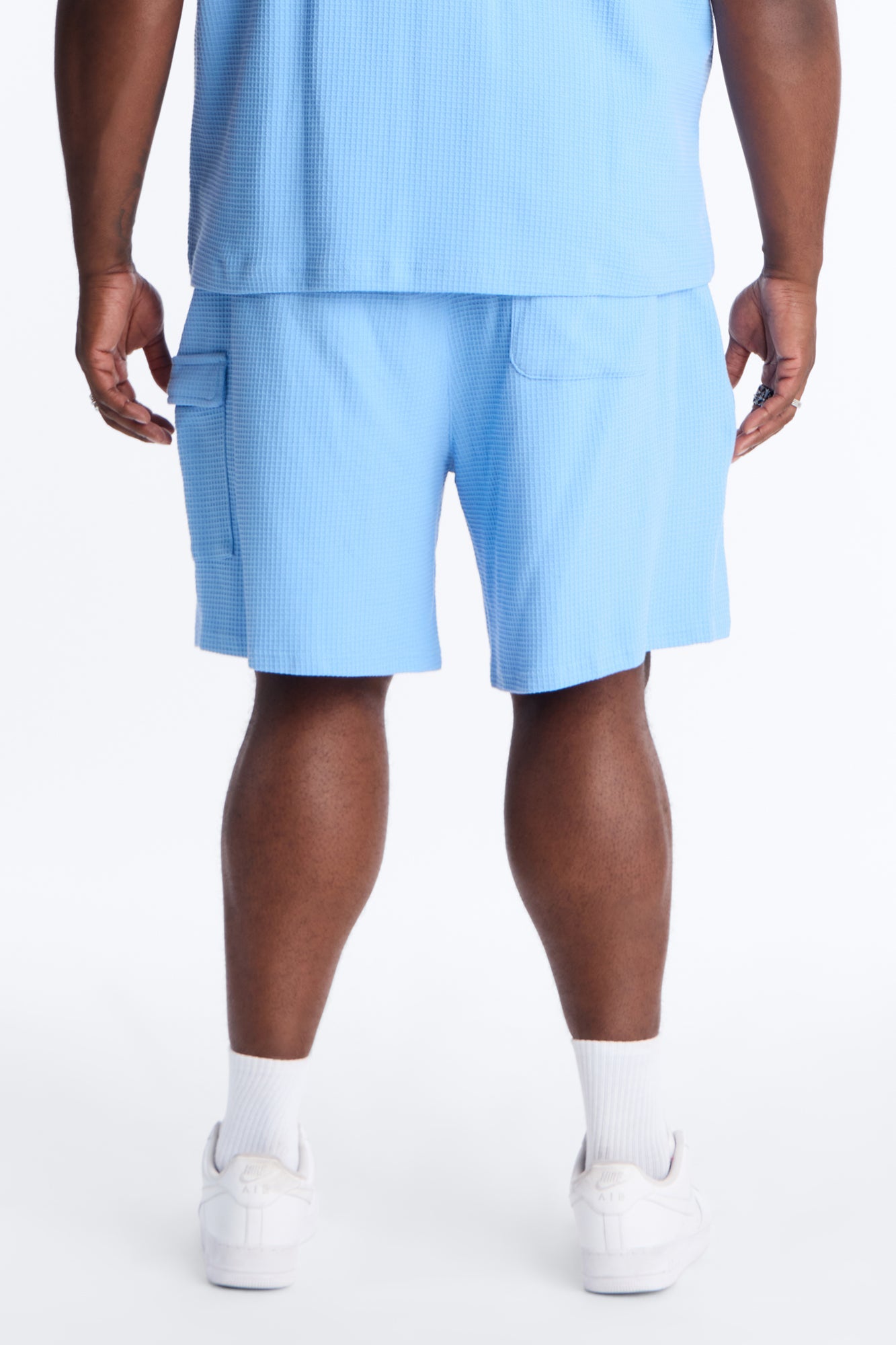 Relaxed Culver City Waffle Knit Short - Light Blue