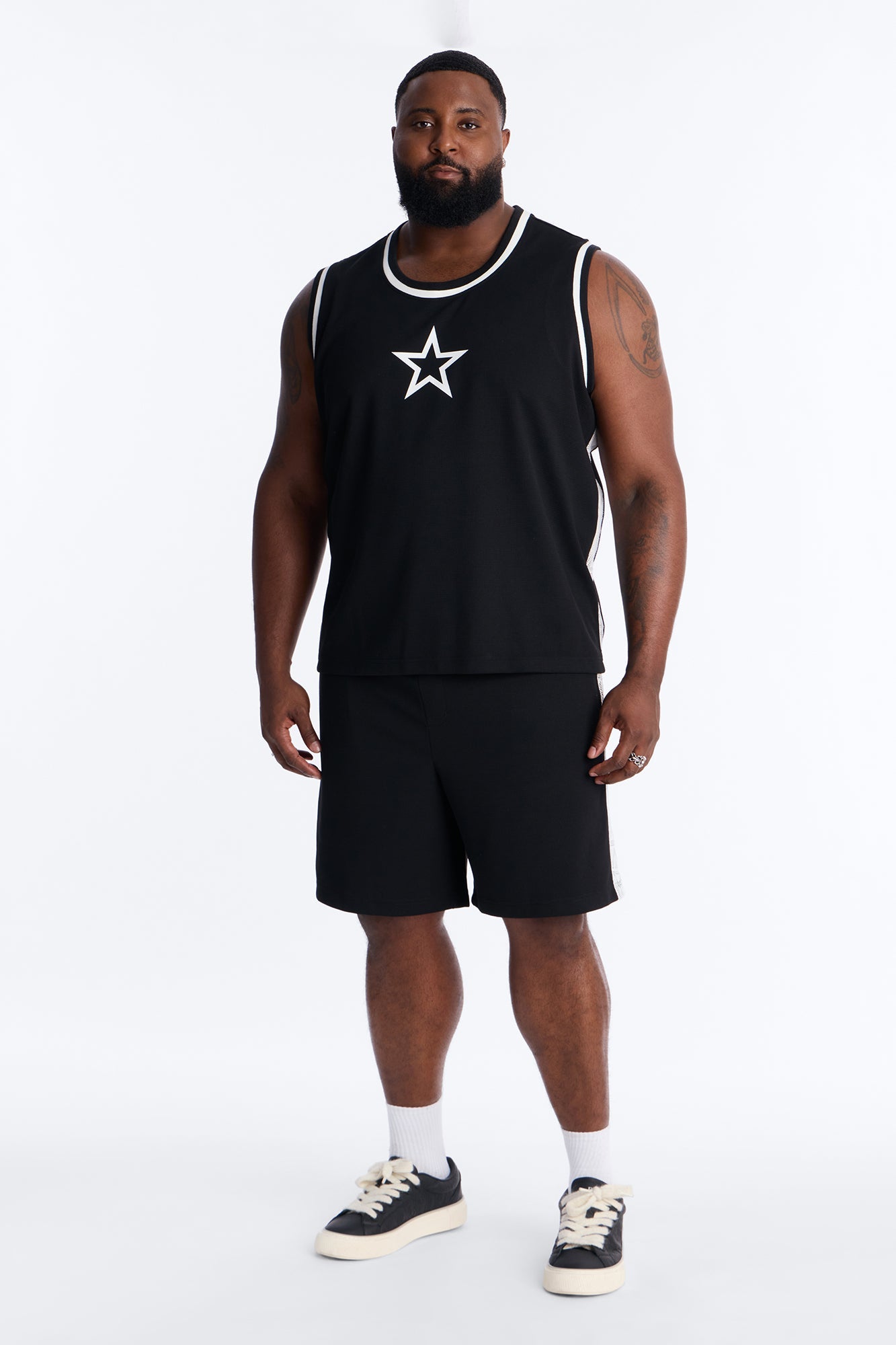 All Stars Elevated Jersey Tank - Black