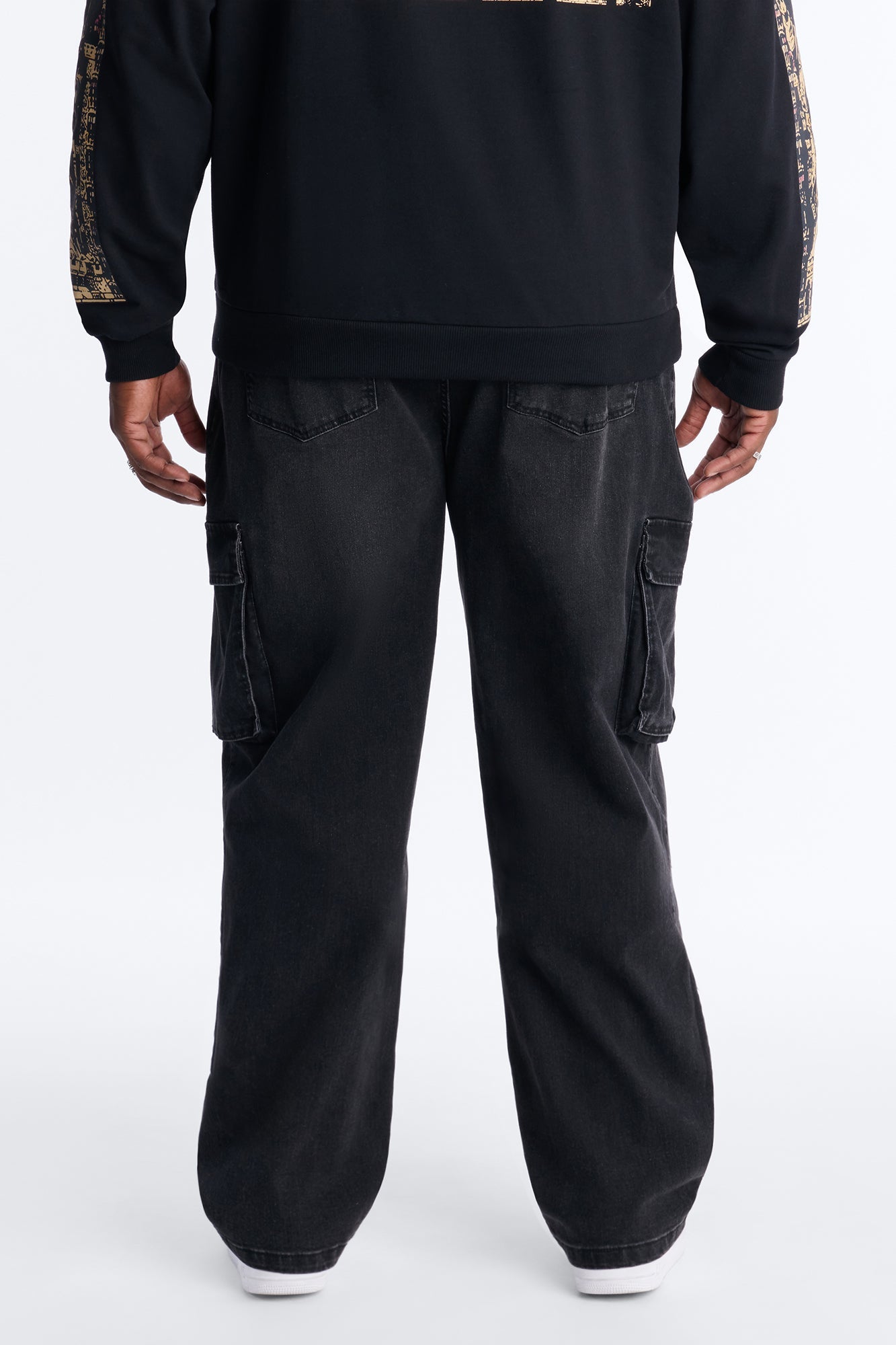 Your Everyday Relaxed Cargo Jean - Black Wash