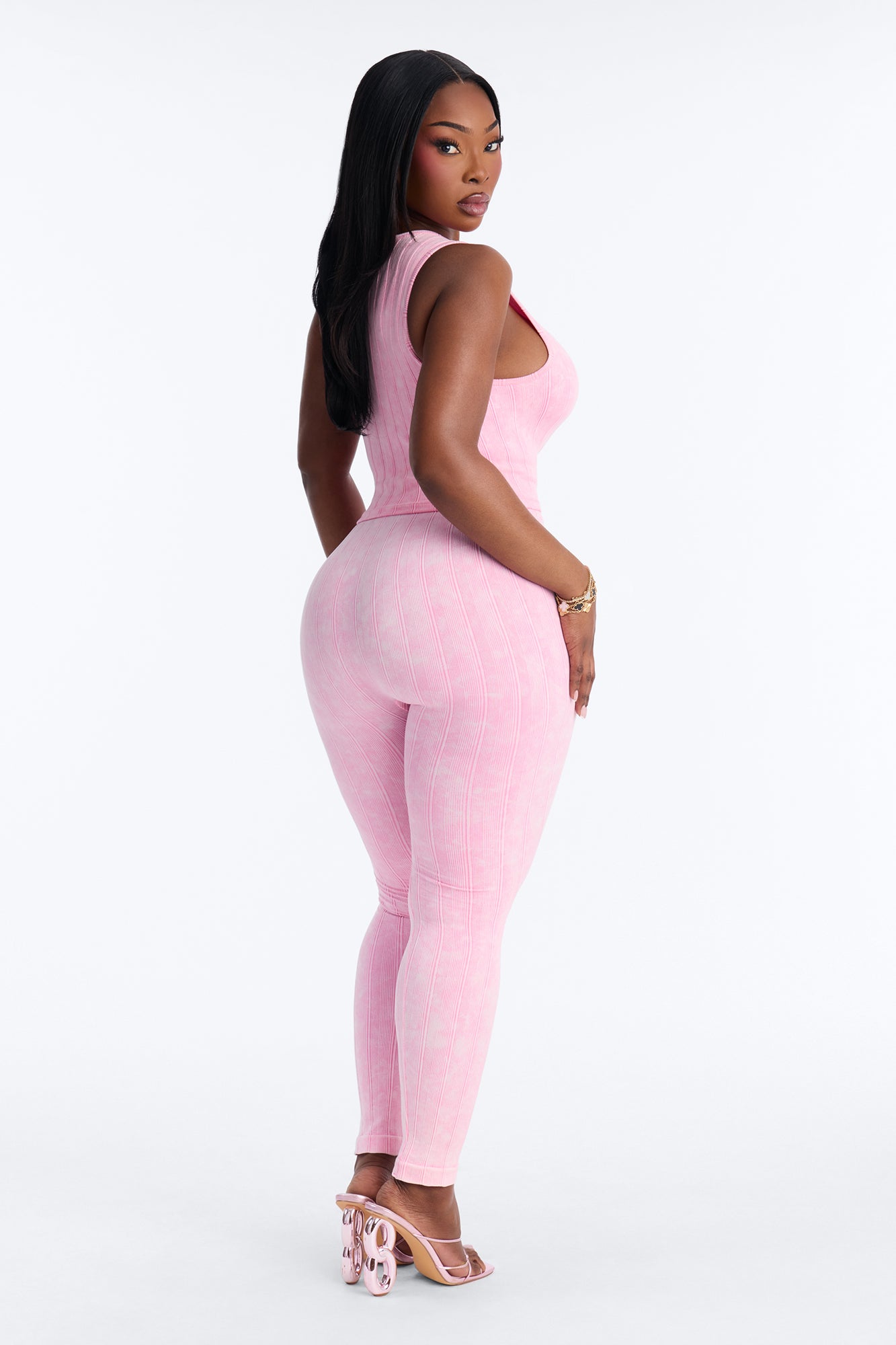Easy Days Seamless Legging Set - Pink