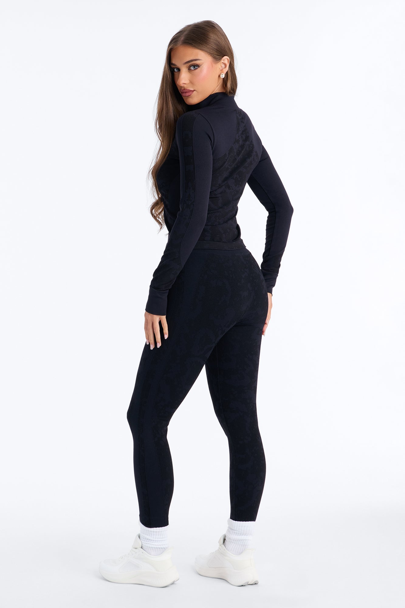 Weekend Errands Seamless Legging Set - Black