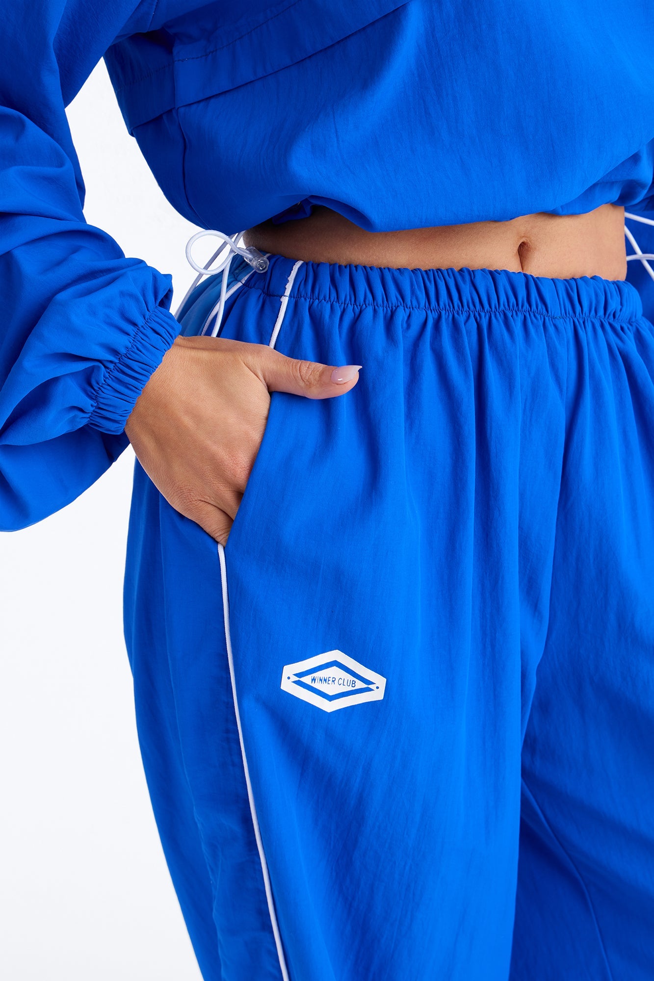 Bella Windbreaker Pant Set - Royal