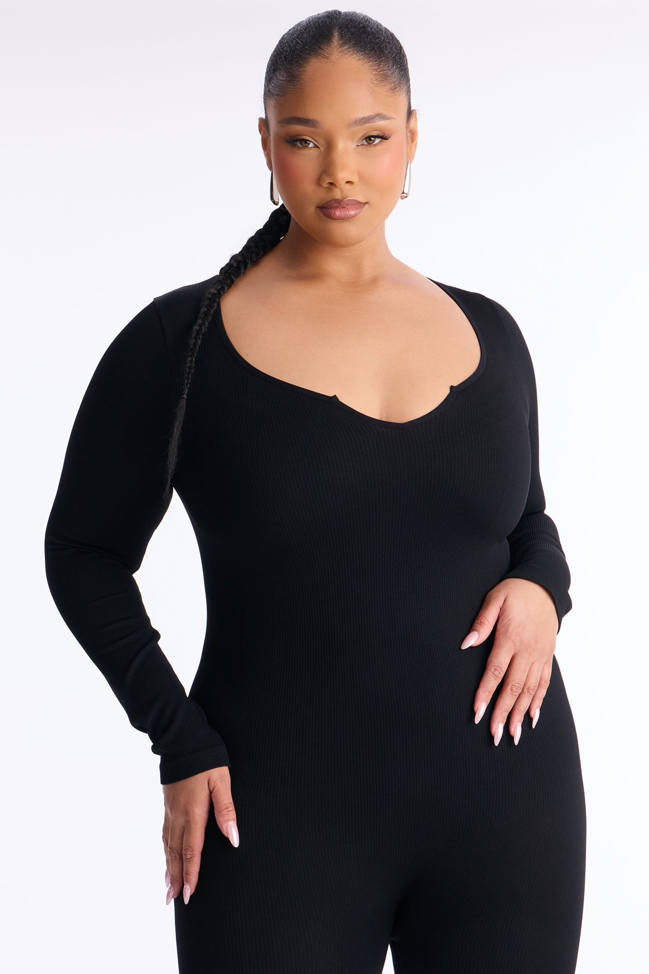 Giada Seamless Jumpsuit - Black