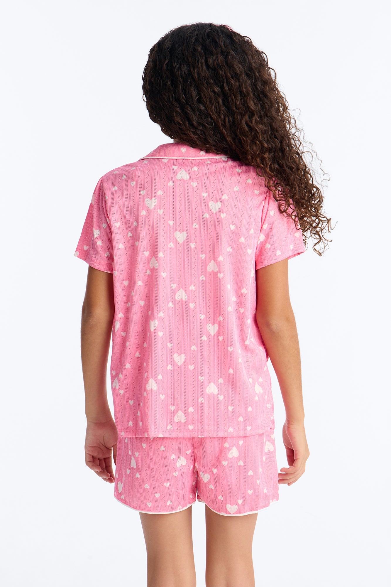 Mini Want To Know Short Set - Pink