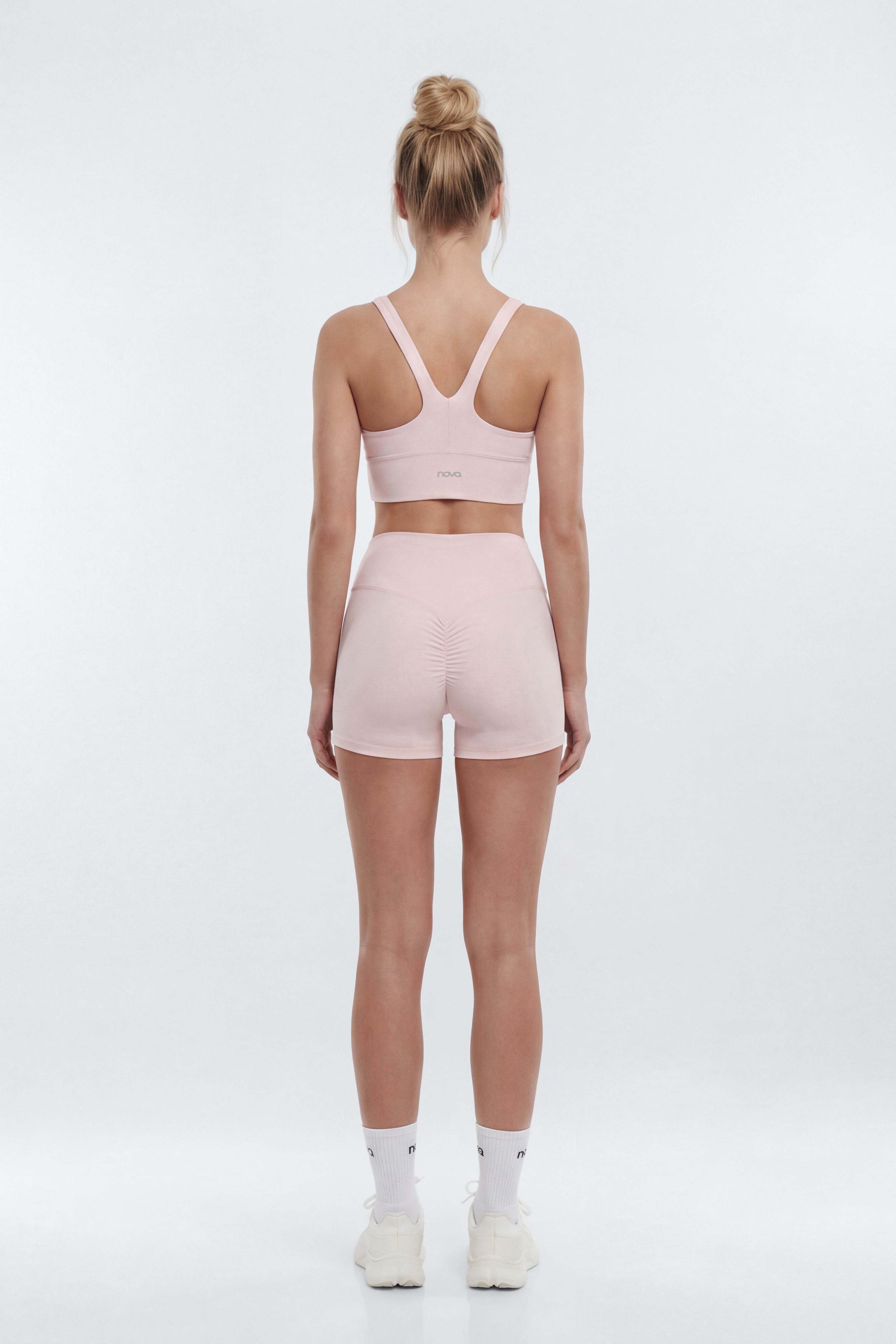 CloudForm™ 3″ Invisible Scrunch Biker Short - Pink
