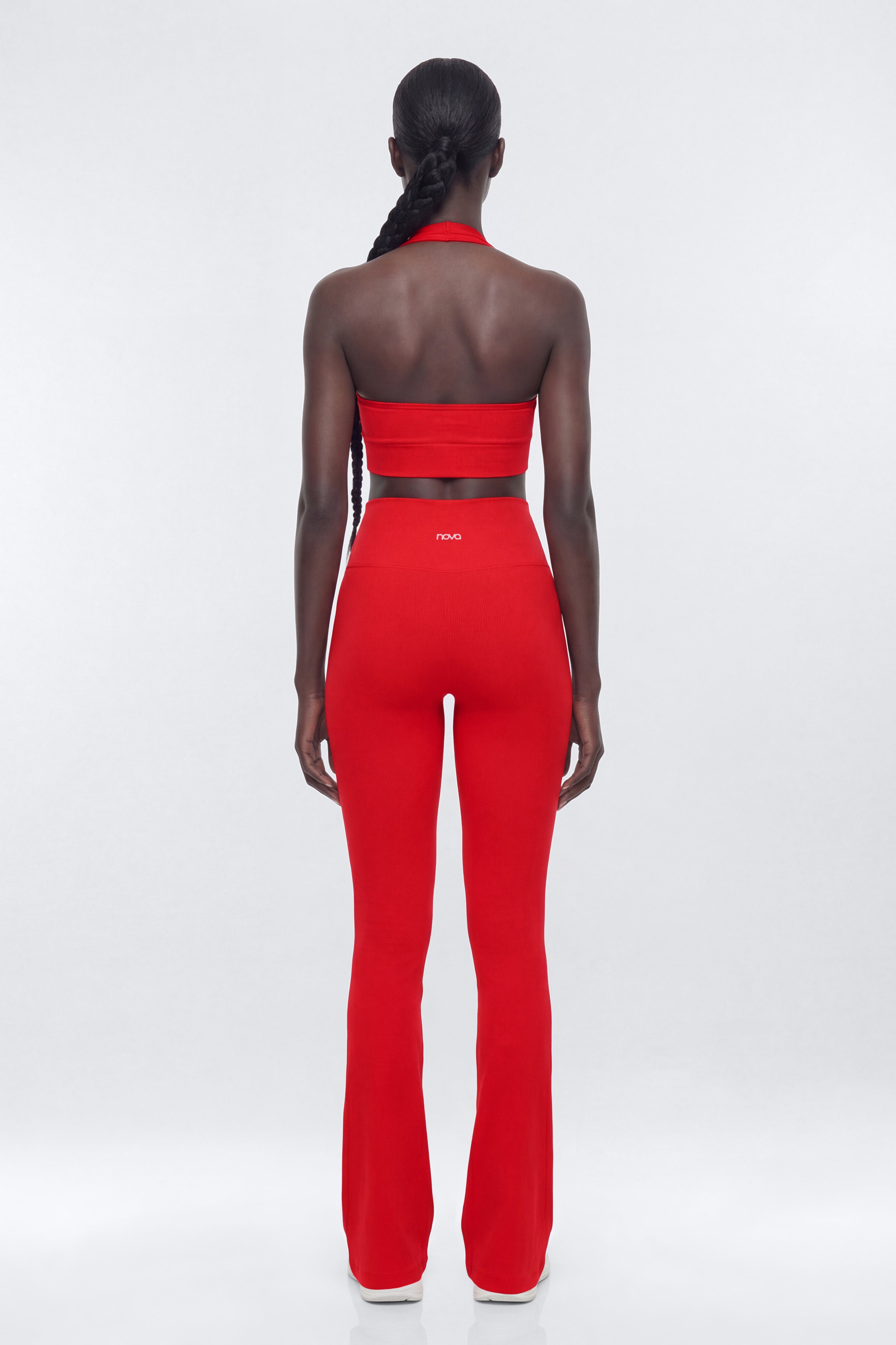 SeamlessLift™ 32″ High Rise Flare Legging - Red