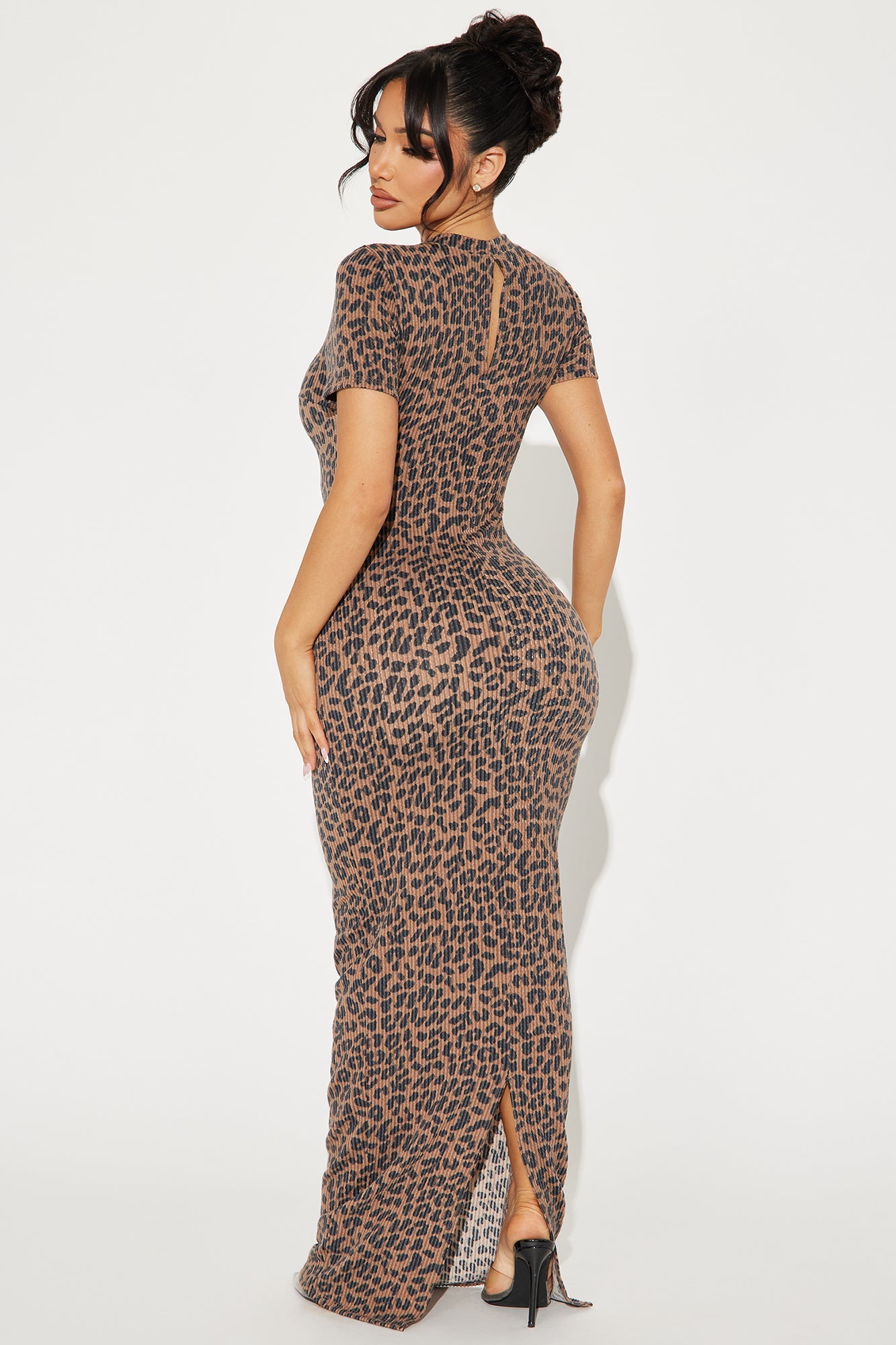 Brenda Leopard Maxi Dress - Leopard