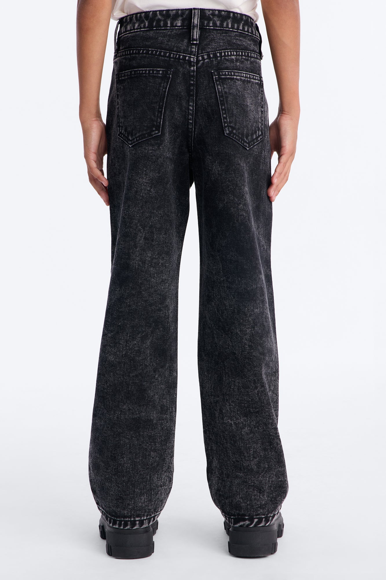 Mini Baggy Skyfire Jean - Black Wash