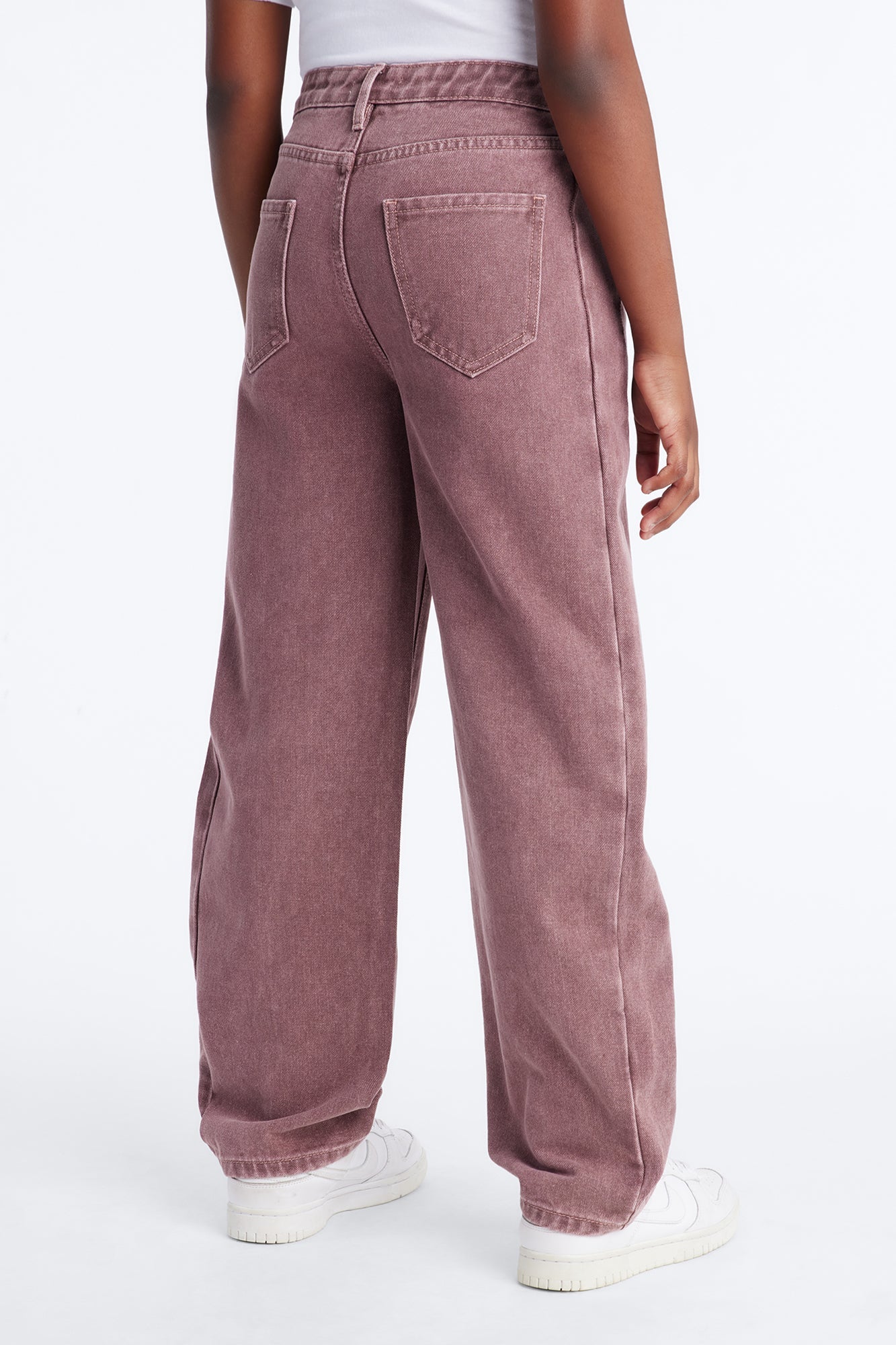 Mini Let Loose Barrel Leg Jeans - Mauve