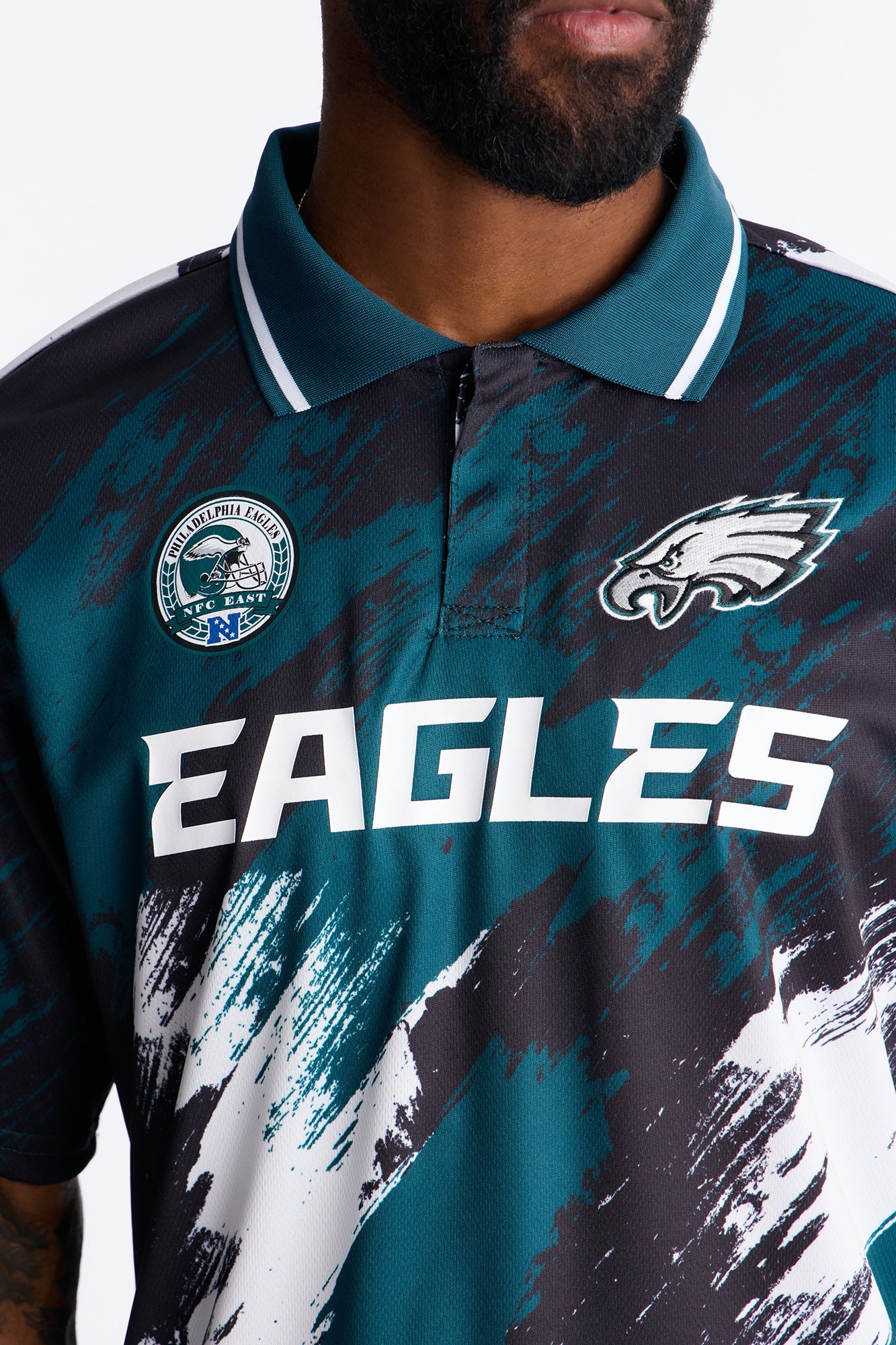Eagles Soccer Polo - White