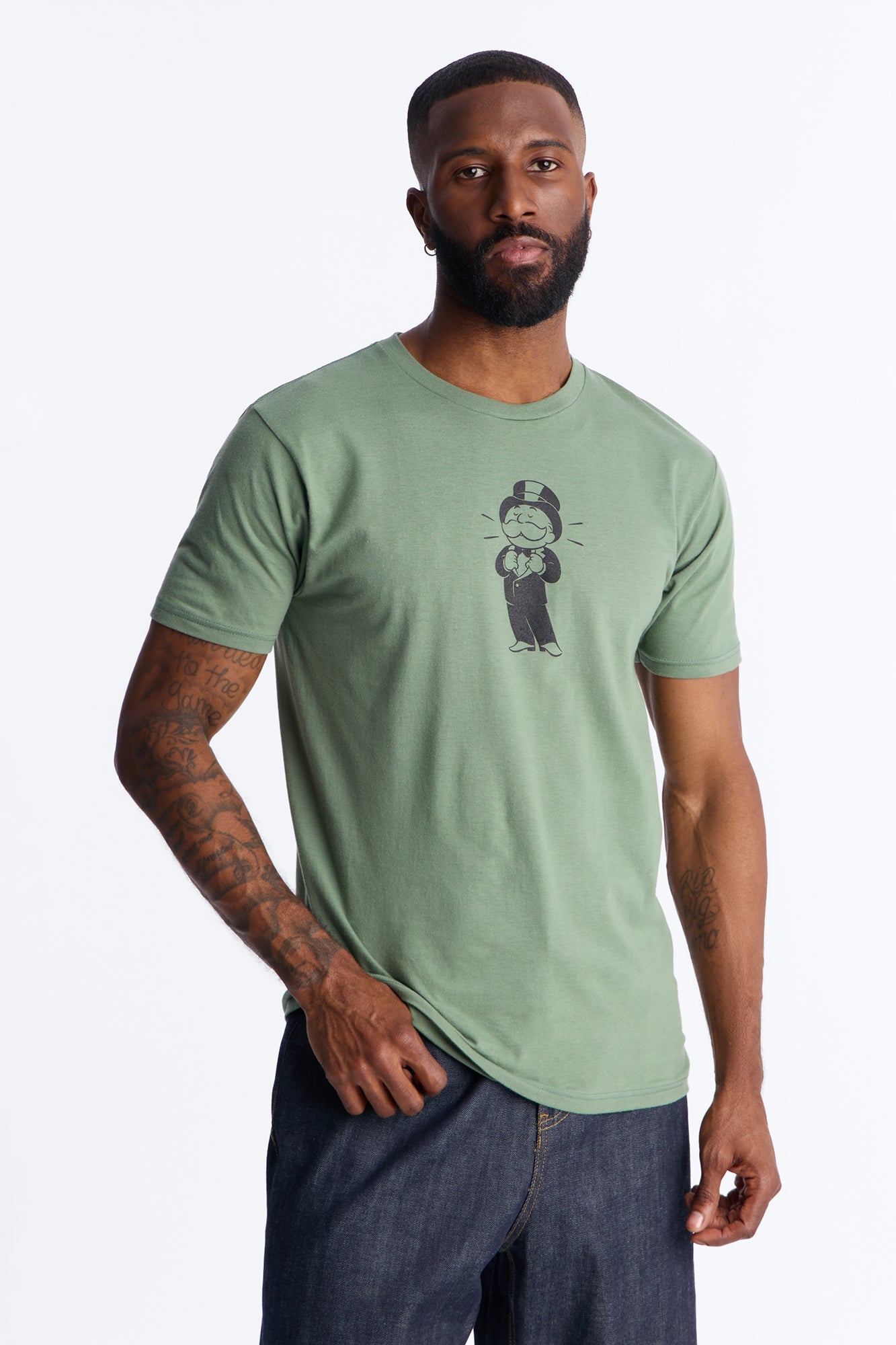 Ruthless Monopoly Short Sleeve Tee - Sage