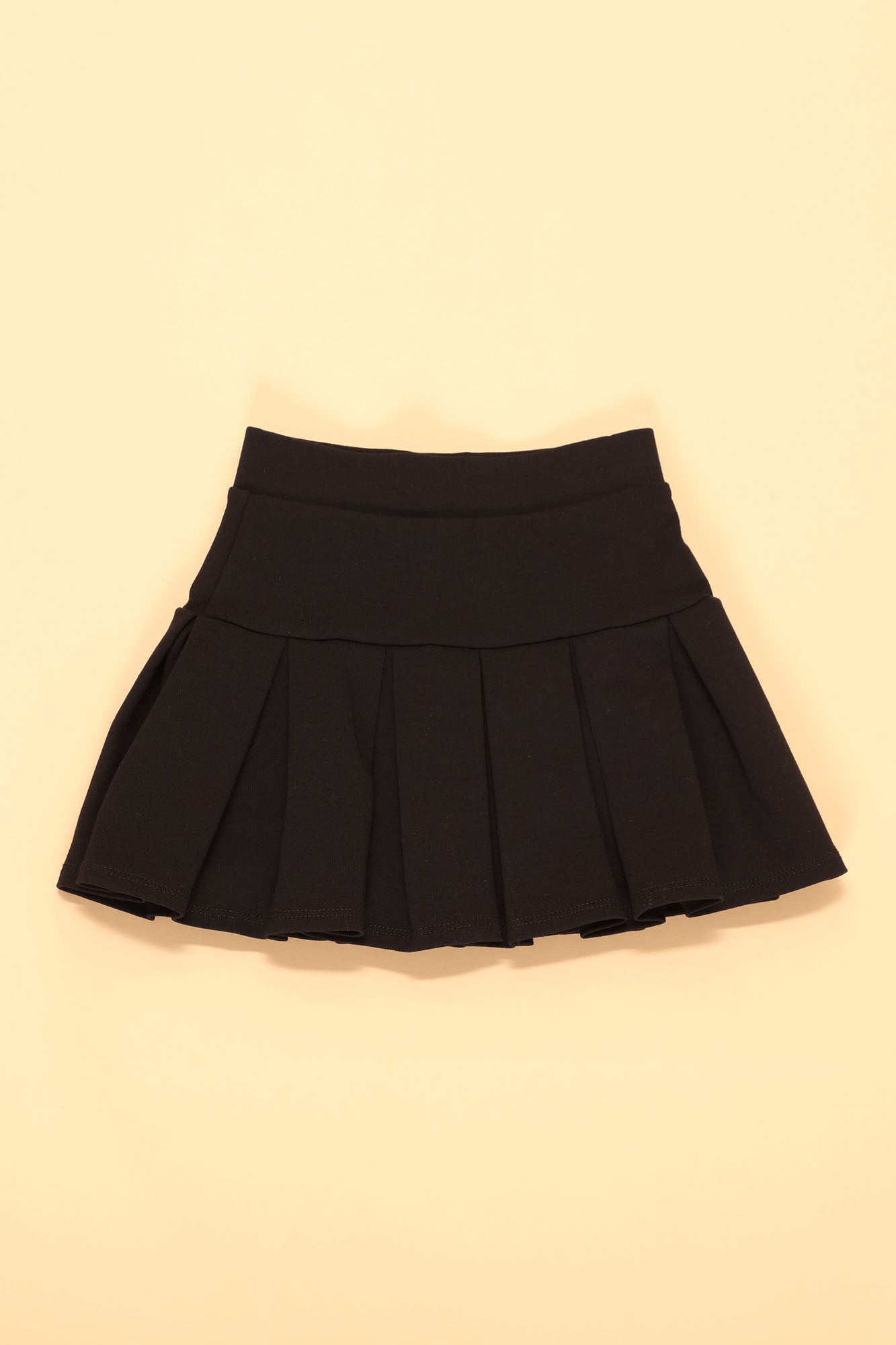 Mini Good Girl Pleated Skirt - Black